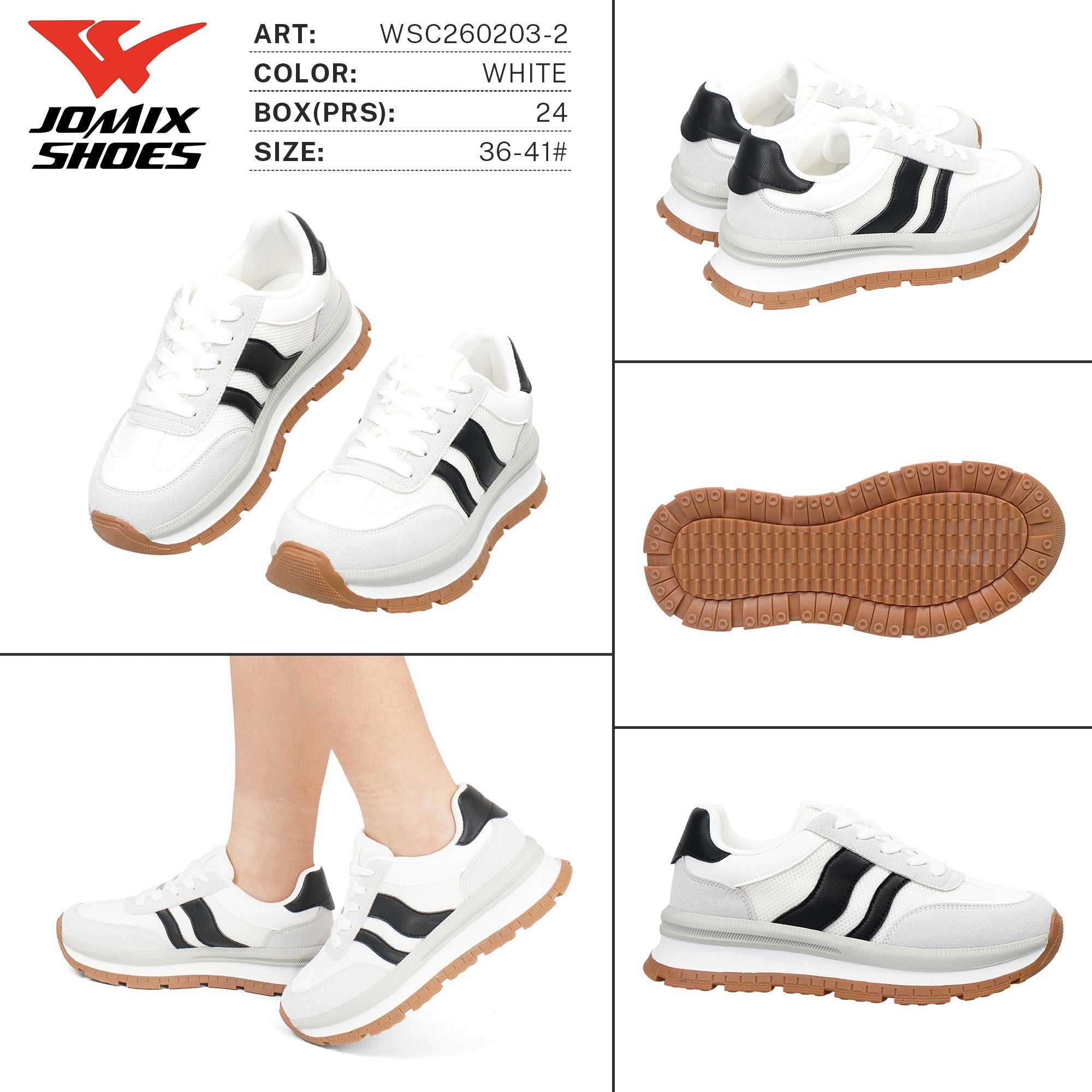 Sneakers da Donna WSC260203 - 2 - Fornitura all'ingrosso di Sneakers Donna da Jomix Shoes B2B