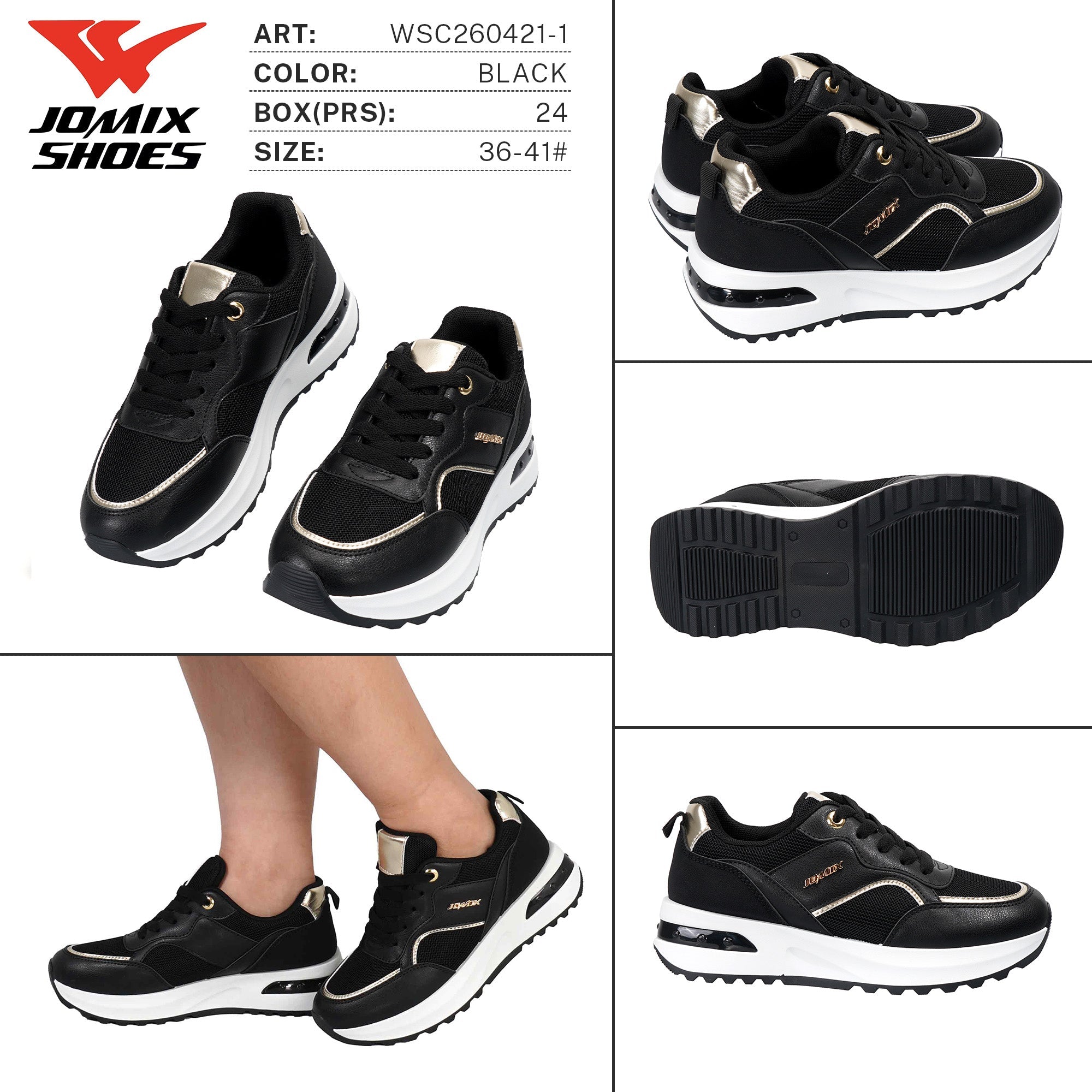 Sneakers da Donna WSC260421 - 1 - Fornitura all'ingrosso di Sneakers Donna da Jomix Shoes B2B
