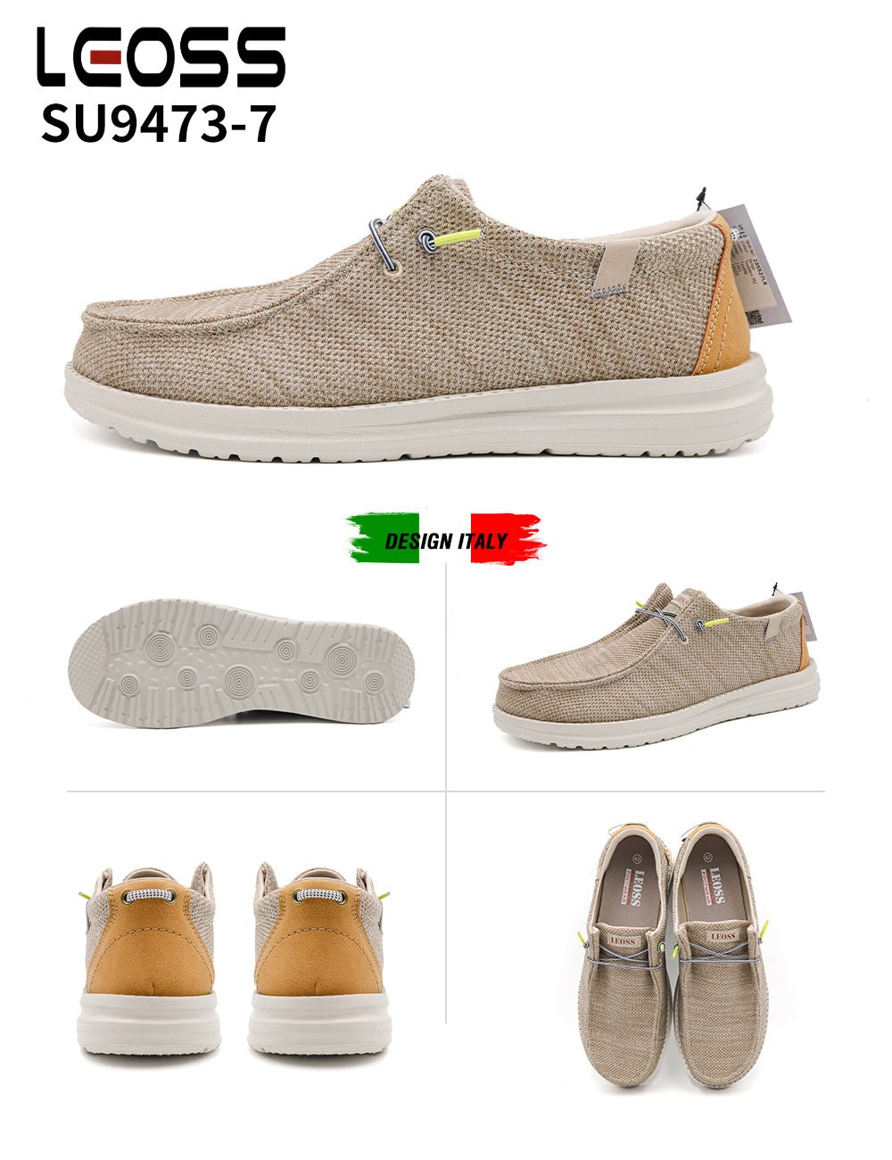 Sneakers Da Uomo Leoss SU9473 - 7 - Fornitura all'ingrosso di Sneakers Uomo da Jomix Shoes B2B