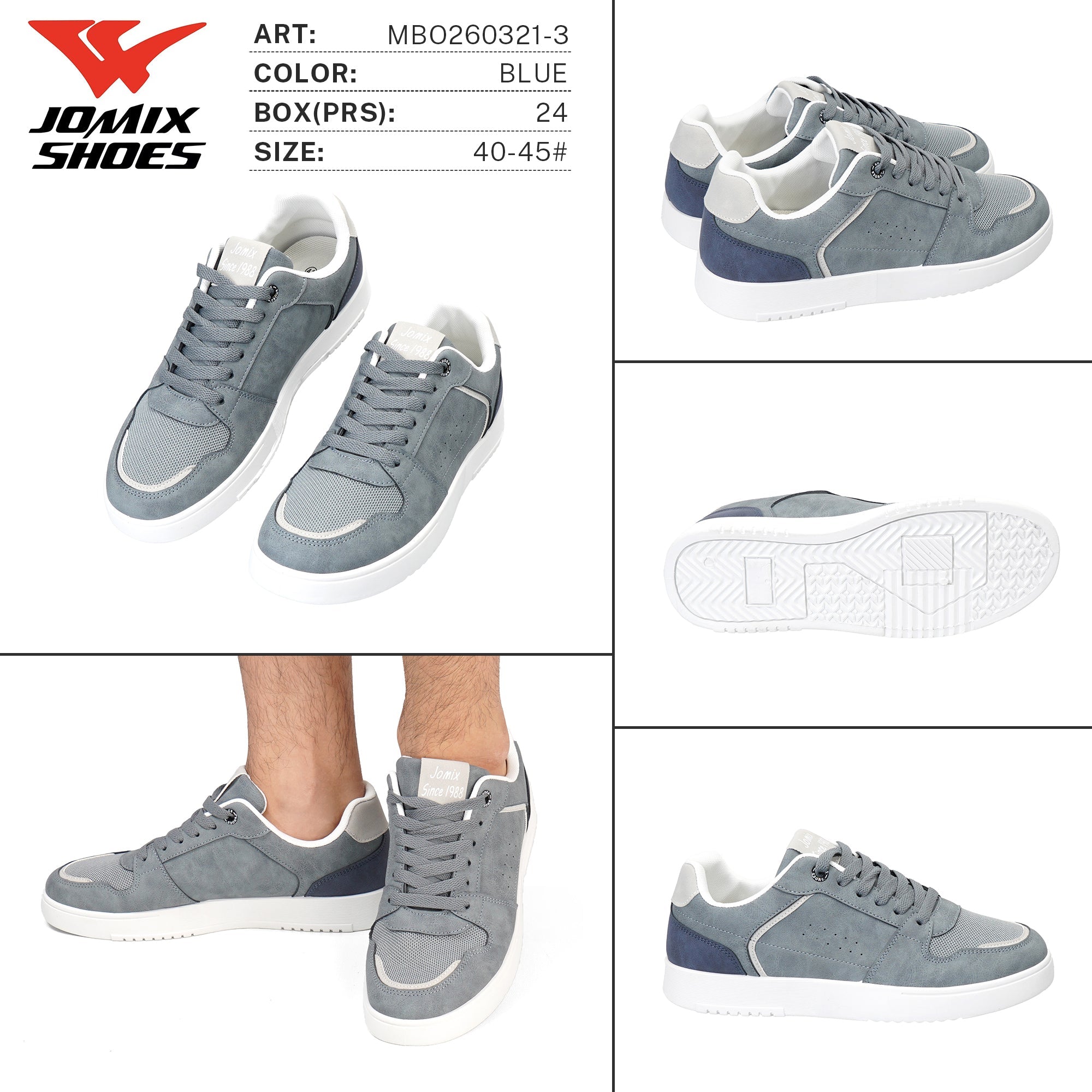 Sneakers da Uomo MBO260321 - 3 - Fornitura all'ingrosso di Sneakers Uomo da Jomix Shoes B2B
