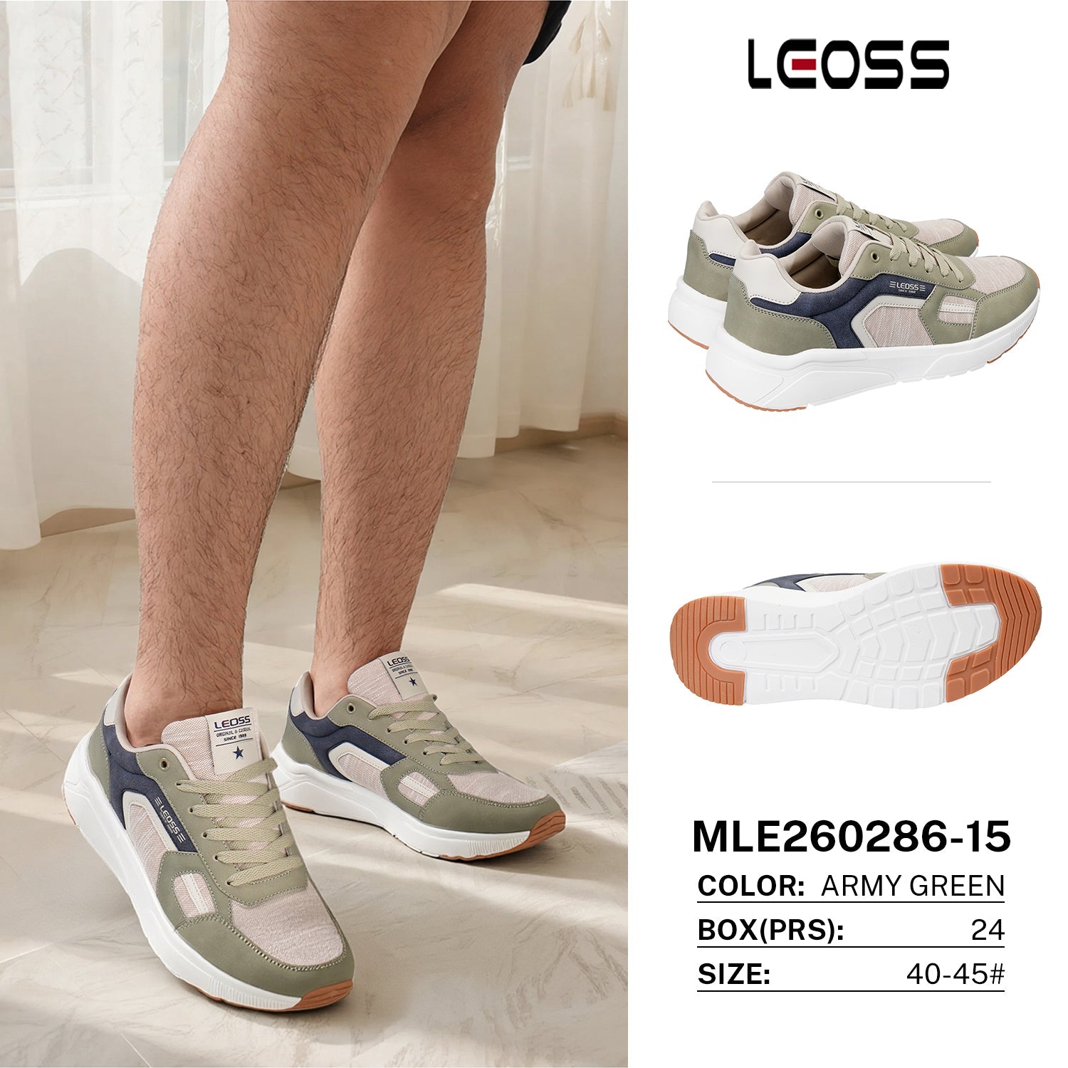 Sneakers da Uomo MLE260286 - 15 - Fornitura all'ingrosso di Sneakers Uomo da Jomix Shoes B2B