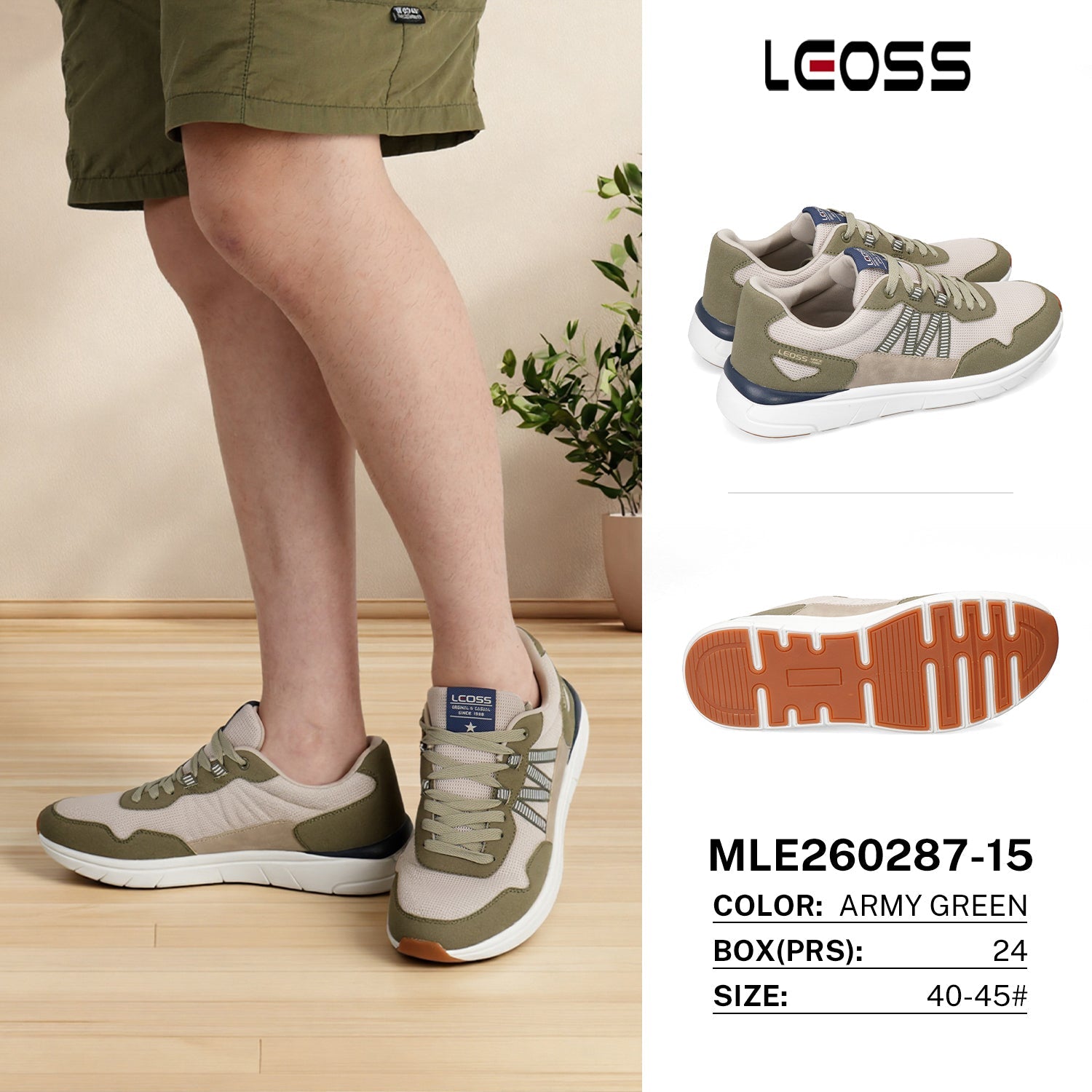 Sneakers da Uomo MLE260287 - 15 - Fornitura all'ingrosso di Sneakers Uomo da Jomix Shoes B2B