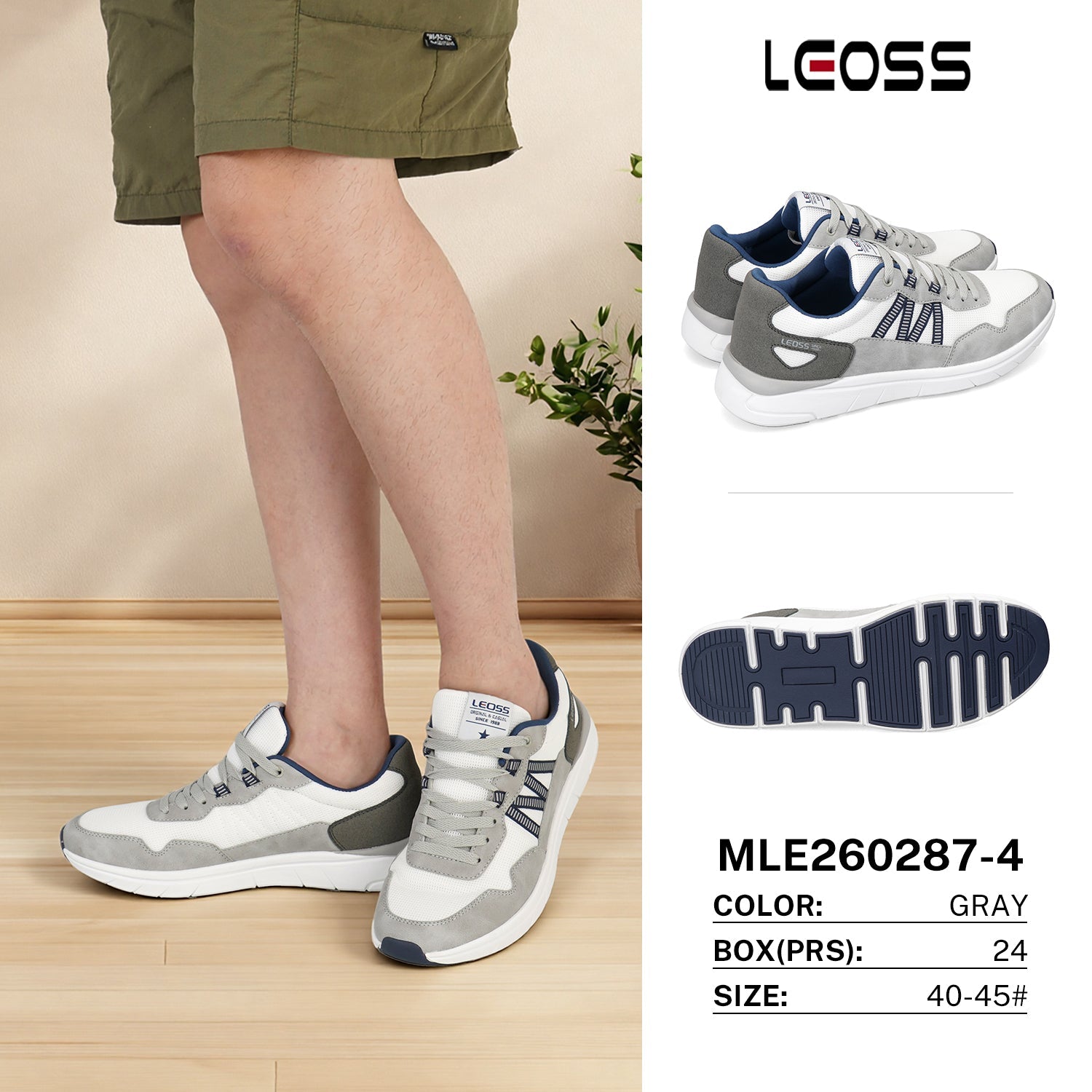 Sneakers da Uomo MLE260287 - 4 - Fornitura all'ingrosso di Sneakers Uomo da Jomix Shoes B2B