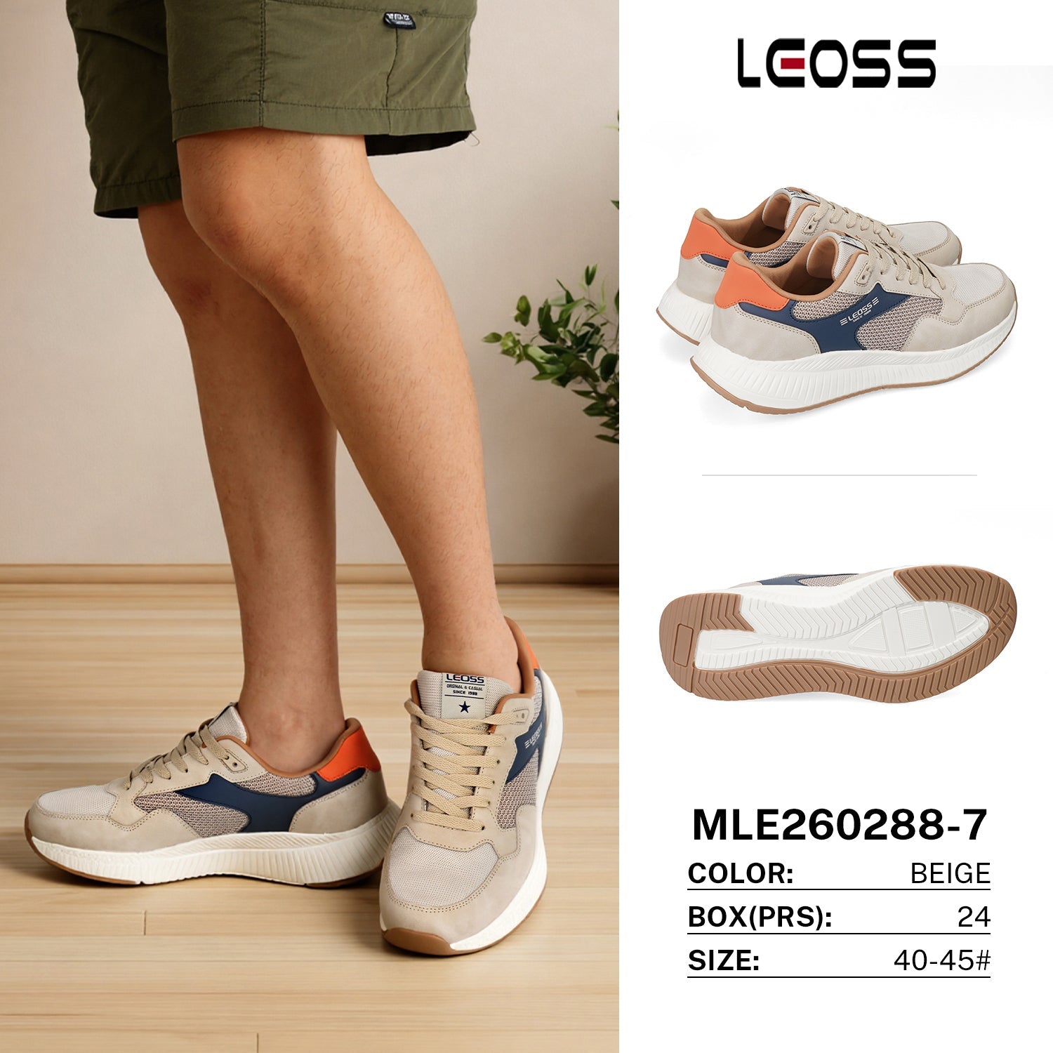 Sneakers da Uomo MLE260288 - 7 - Fornitura all'ingrosso di Sneakers Uomo da Jomix Shoes B2B