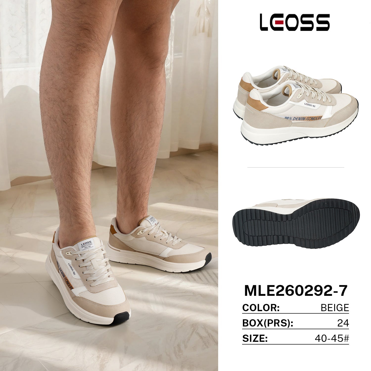 Sneakers da Uomo MLE260292 - 7 - Fornitura all'ingrosso di Sneakers Uomo da Jomix Shoes B2B