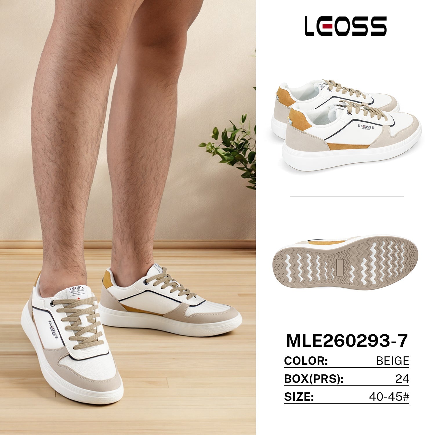 Sneakers da Uomo MLE260293 - 7 - Fornitura all'ingrosso di Sneakers Uomo da Jomix Shoes B2B