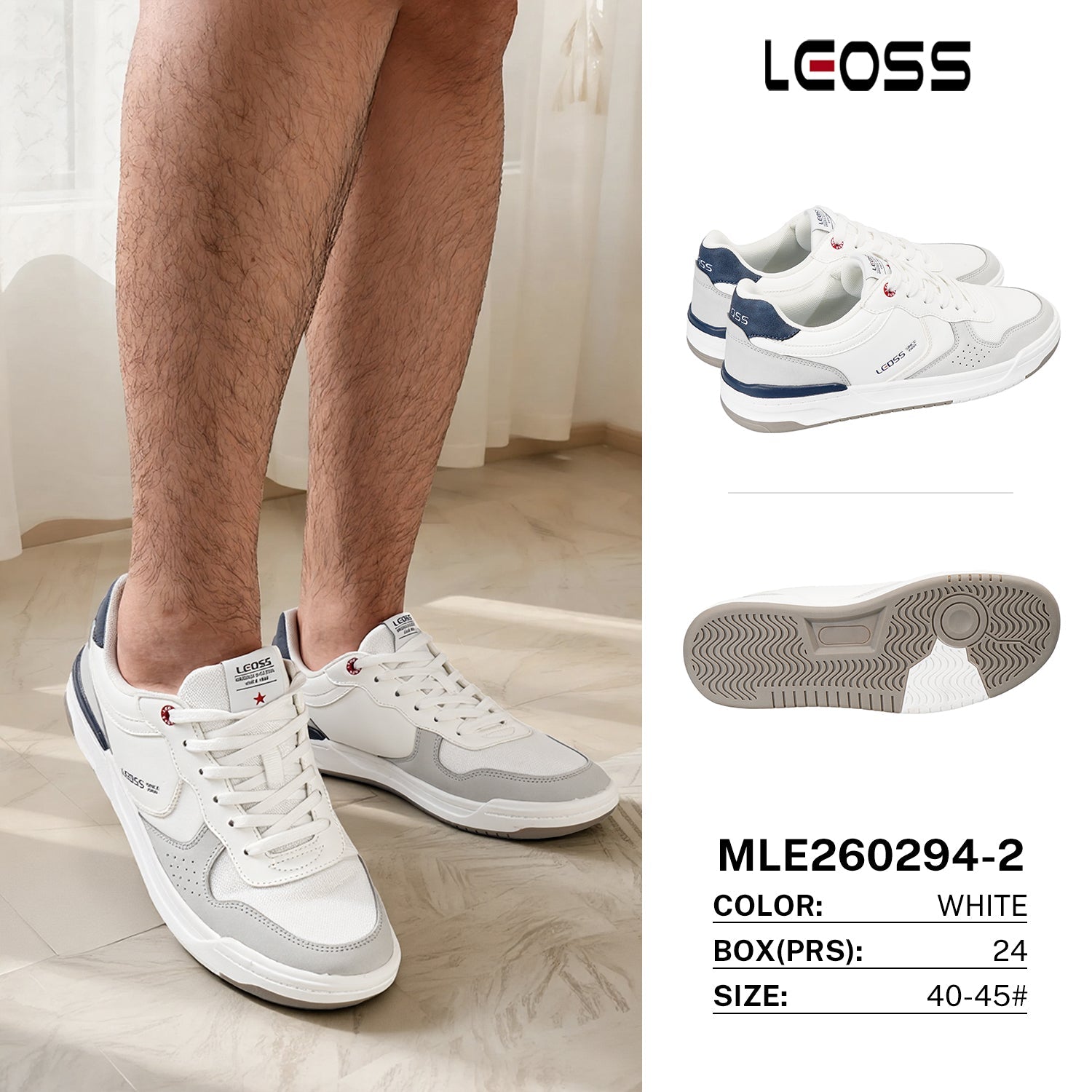 Sneakers da Uomo MLE260294 - 2 - Fornitura all'ingrosso di Sneakers Uomo da Jomix Shoes B2B