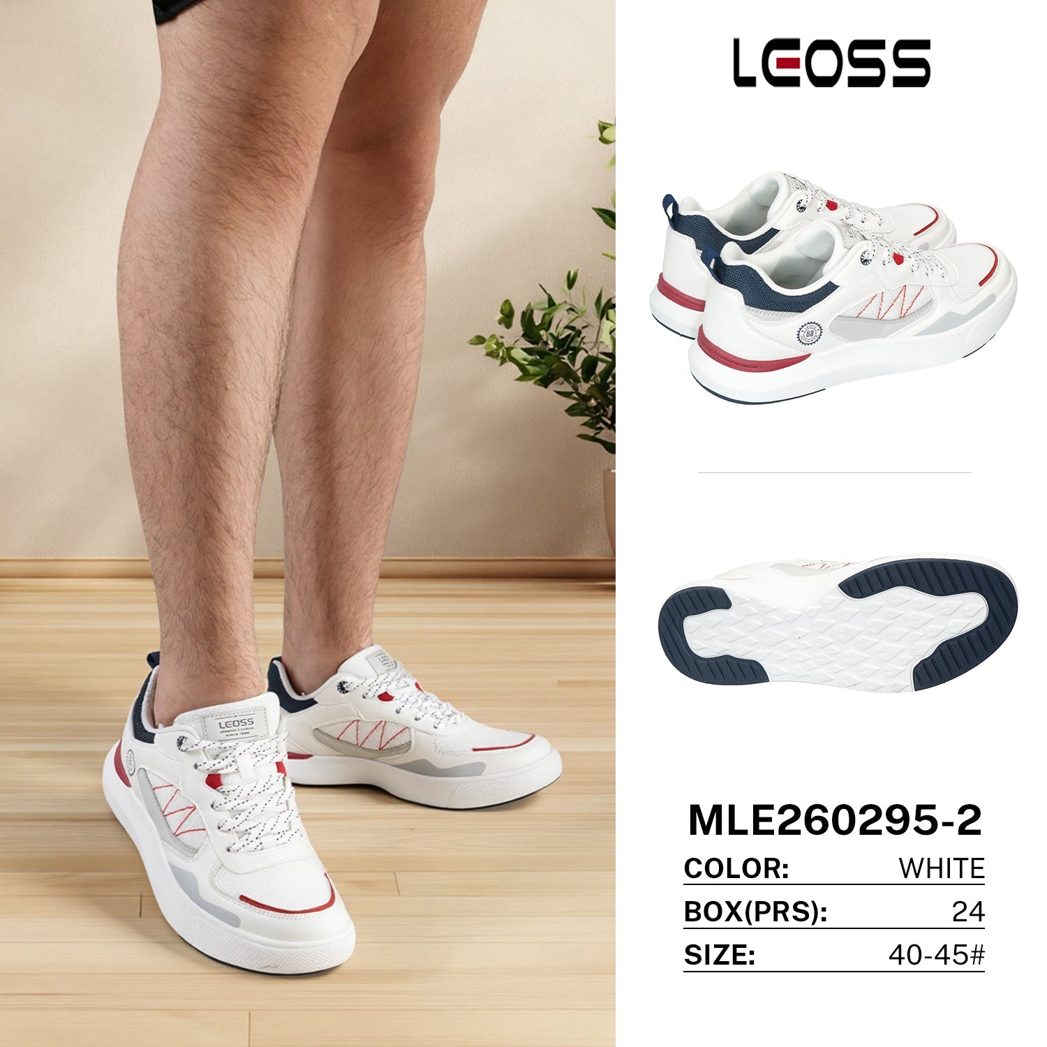 Sneakers da Uomo MLE260295 - 2 - Fornitura all'ingrosso di Sneakers Uomo da Jomix Shoes B2B