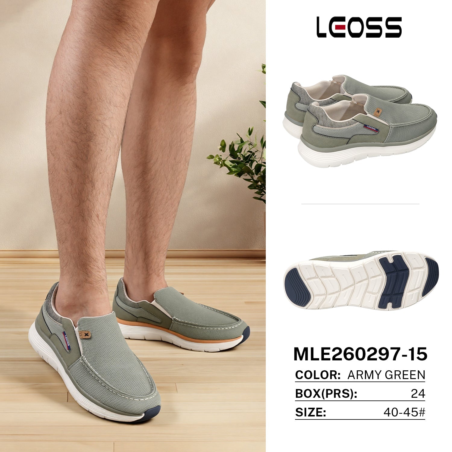 Sneakers da Uomo MLE260297 - 15 - Fornitura all'ingrosso di Sneakers Uomo da Jomix Shoes B2B