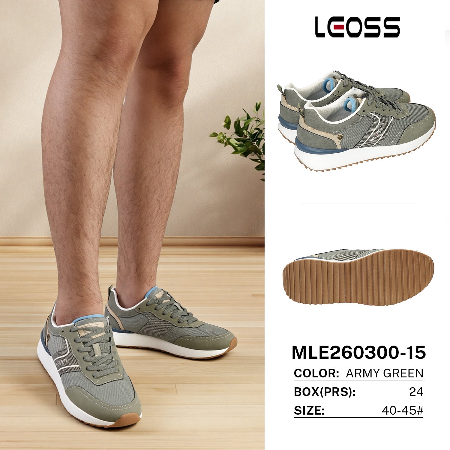 Sneakers da Uomo MLE260300 - 15 - Fornitura all'ingrosso di Sneakers Uomo da Jomix Shoes B2B