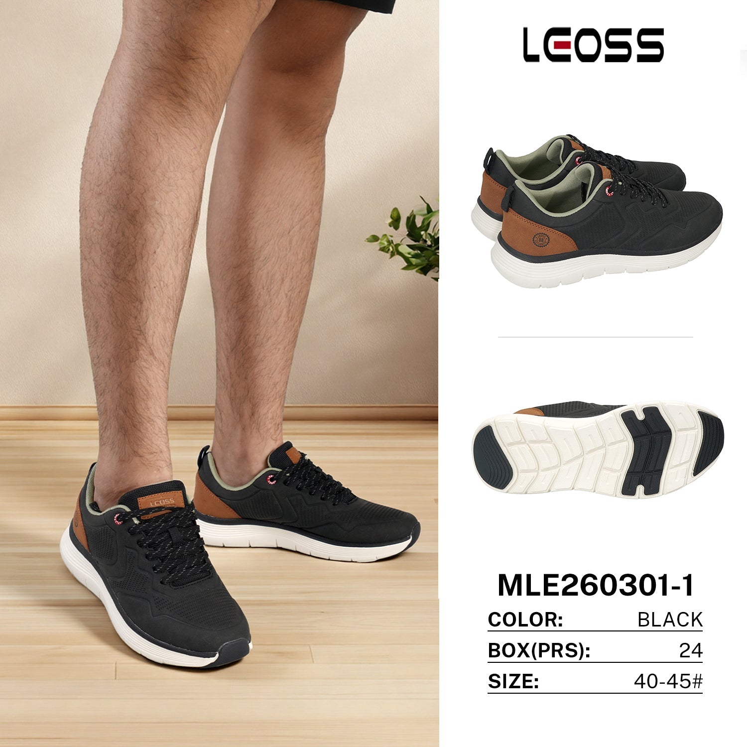 Sneakers da Uomo MLE260301 - 1 - Fornitura all'ingrosso di Sneakers Uomo da Jomix Shoes B2B