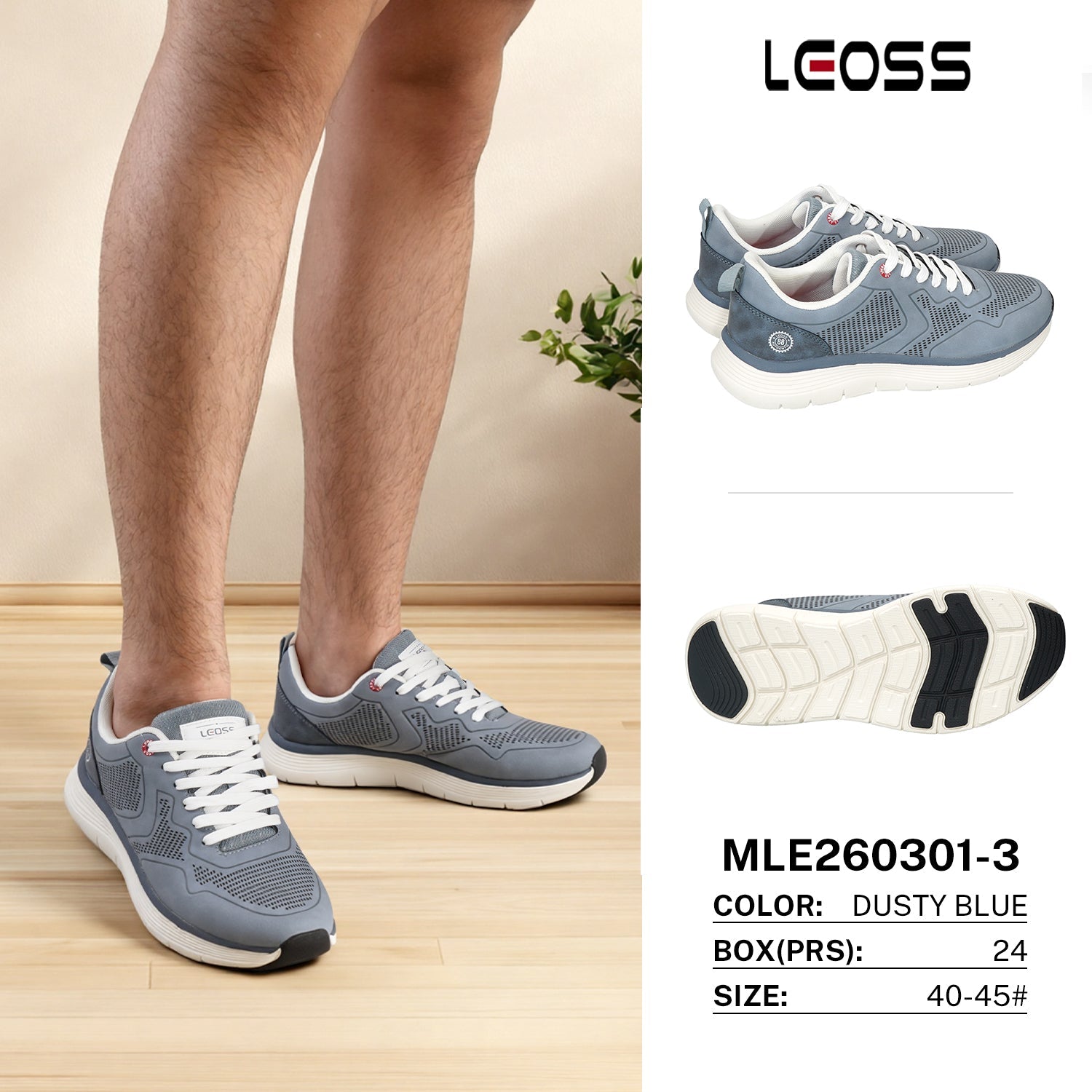 Sneakers da Uomo MLE260301 - 3 - Fornitura all'ingrosso di Sneakers Uomo da Jomix Shoes B2B