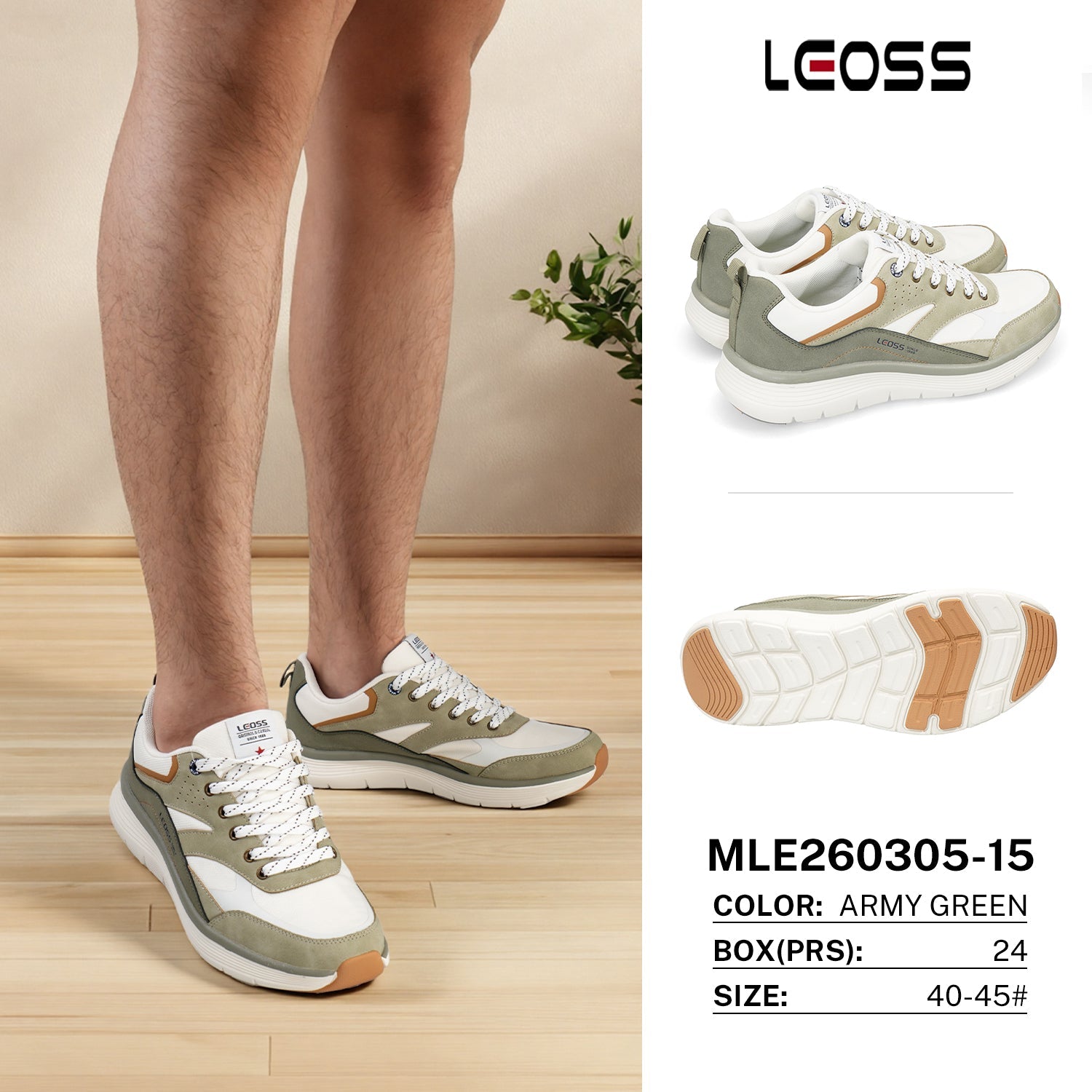 Sneakers da Uomo MLE260305 - 15 - Fornitura all'ingrosso di Sneakers Uomo da Jomix Shoes B2B