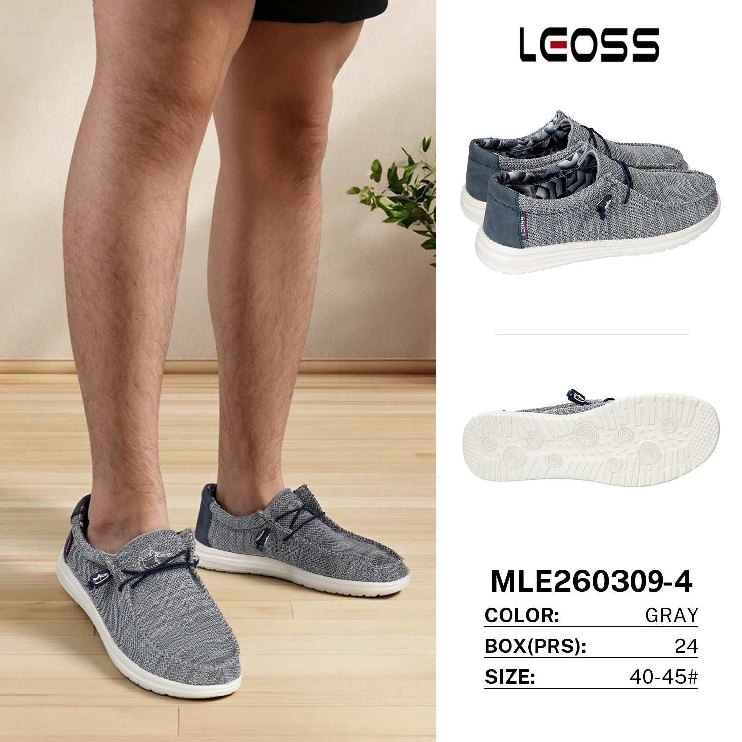 Sneakers da Uomo MLE260309 - 4 - Fornitura all'ingrosso di Sneakers Uomo da Jomix Shoes B2B