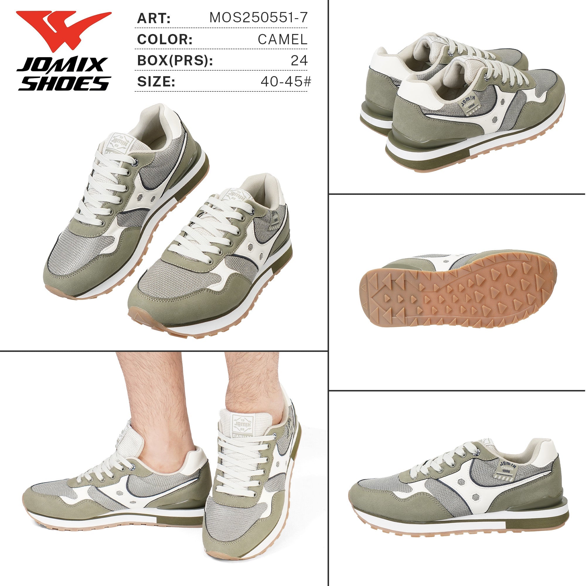 Sneakers da Uomo MOS250551 - 7 - Fornitura all'ingrosso di Sneakers Uomo da Jomix Shoes B2B