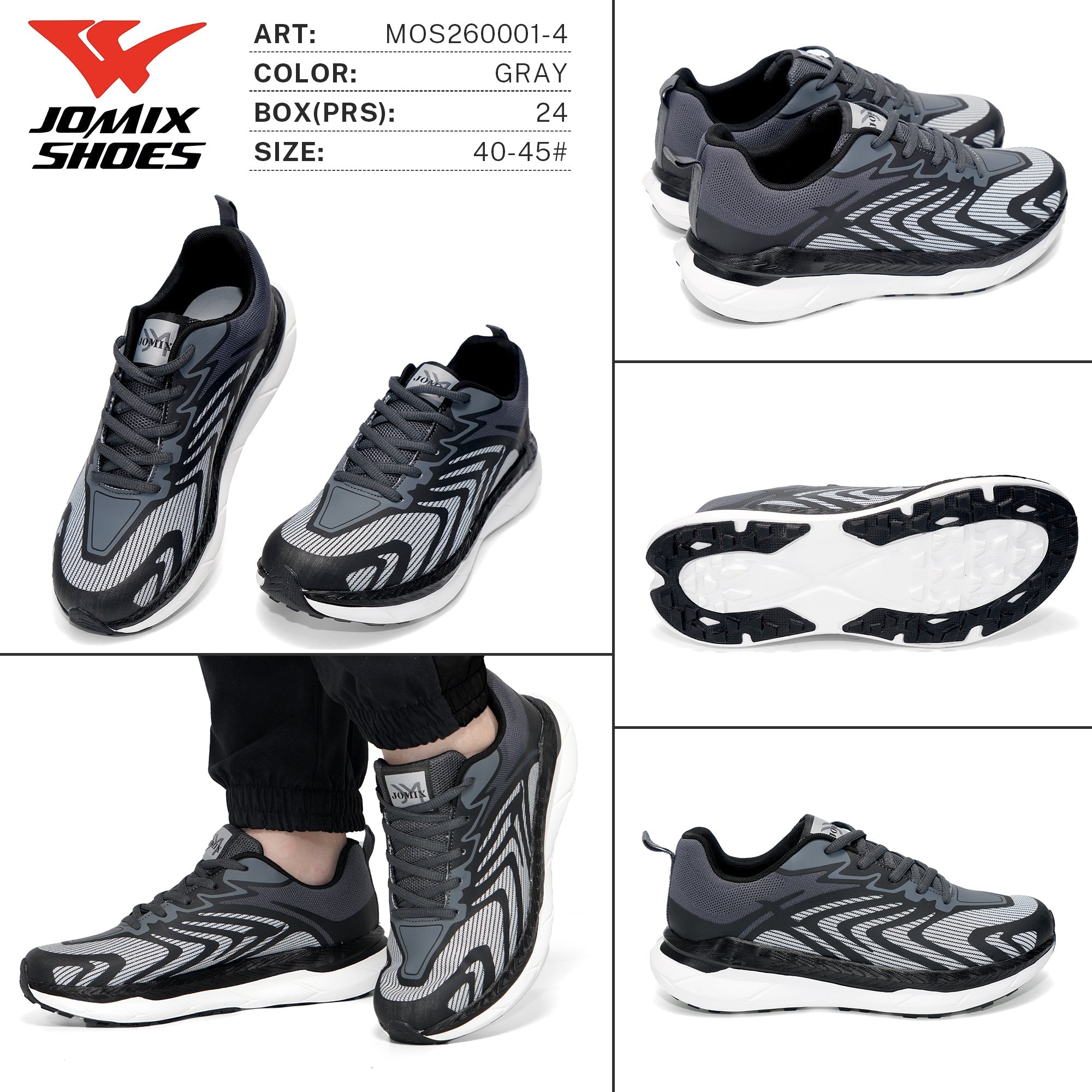 Sneakers da Uomo MOS260001 - 4 - Fornitura all'ingrosso di Sneakers Uomo da Jomix Shoes B2B