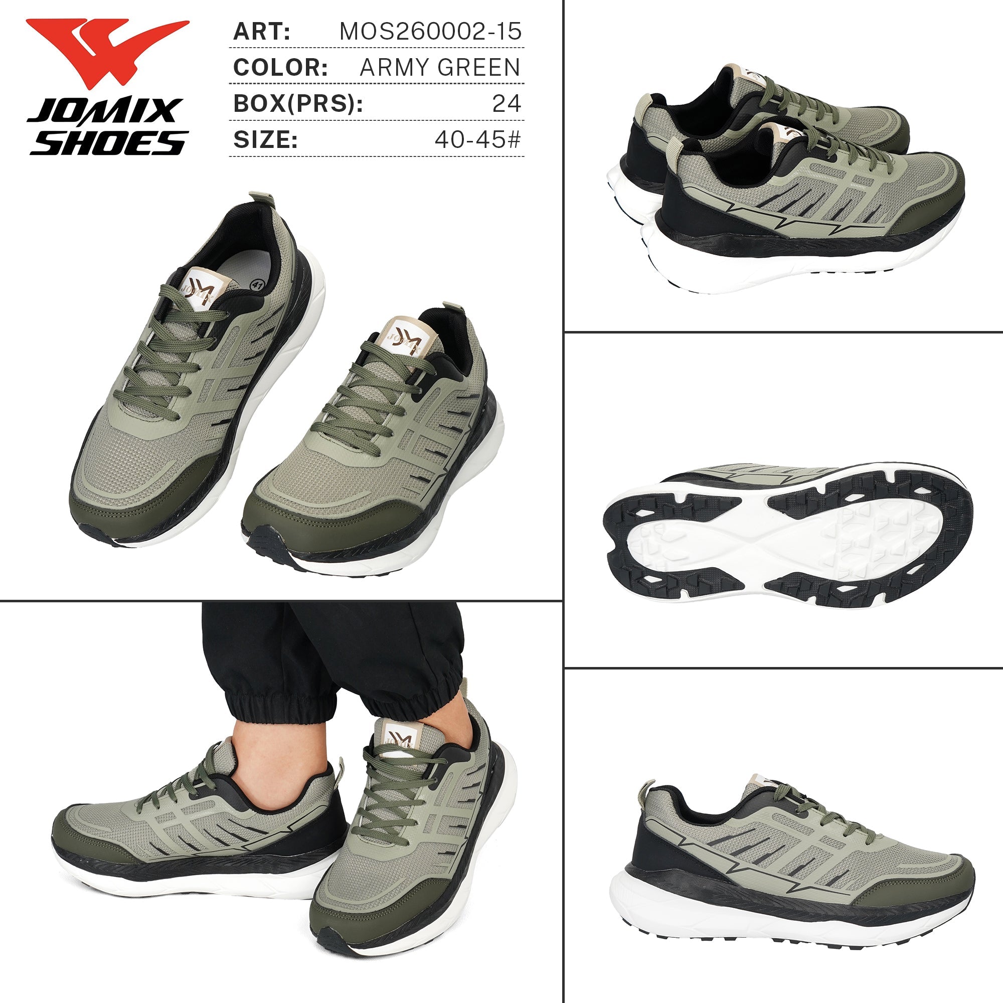 Sneakers da Uomo MOS260002 - 15 - Fornitura all'ingrosso di Sneakers Uomo da Jomix Shoes B2B
