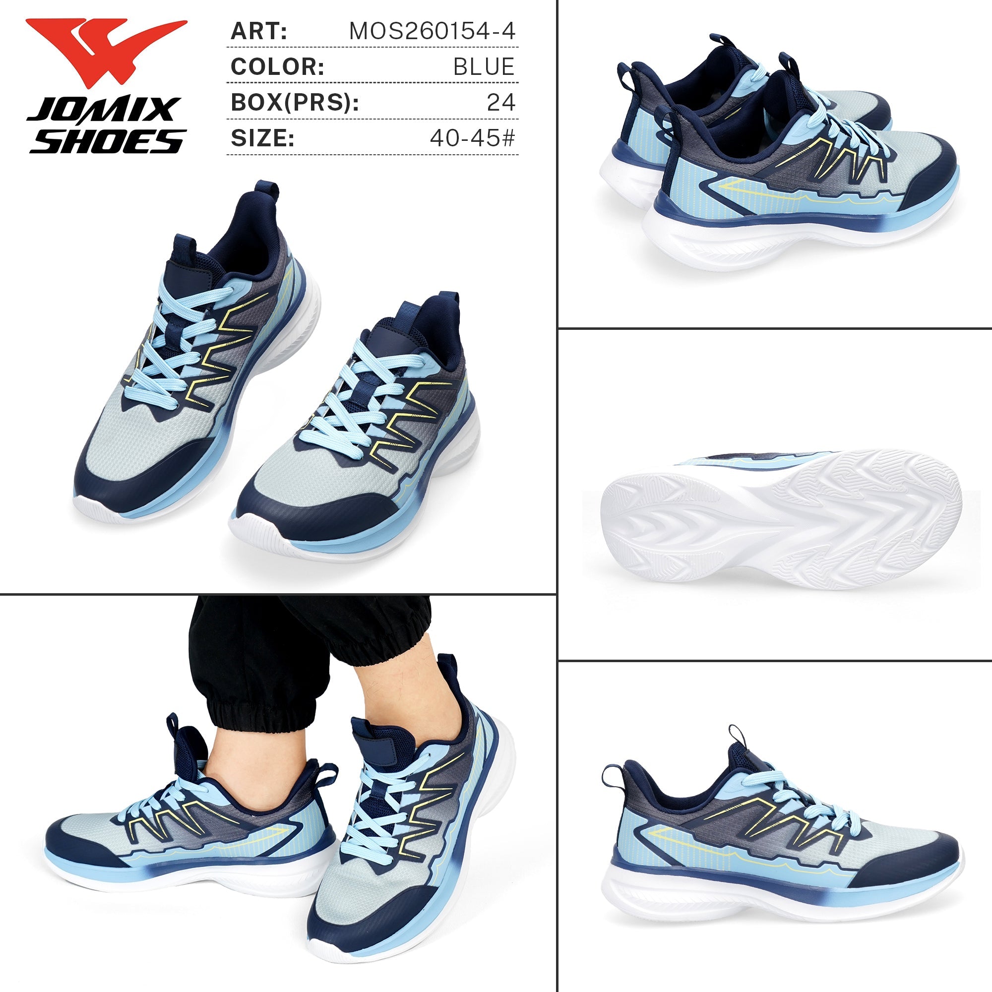 Sneakers da Uomo MOS260154 - 4 - Fornitura all'ingrosso di Sneakers Uomo da Jomix Shoes B2B