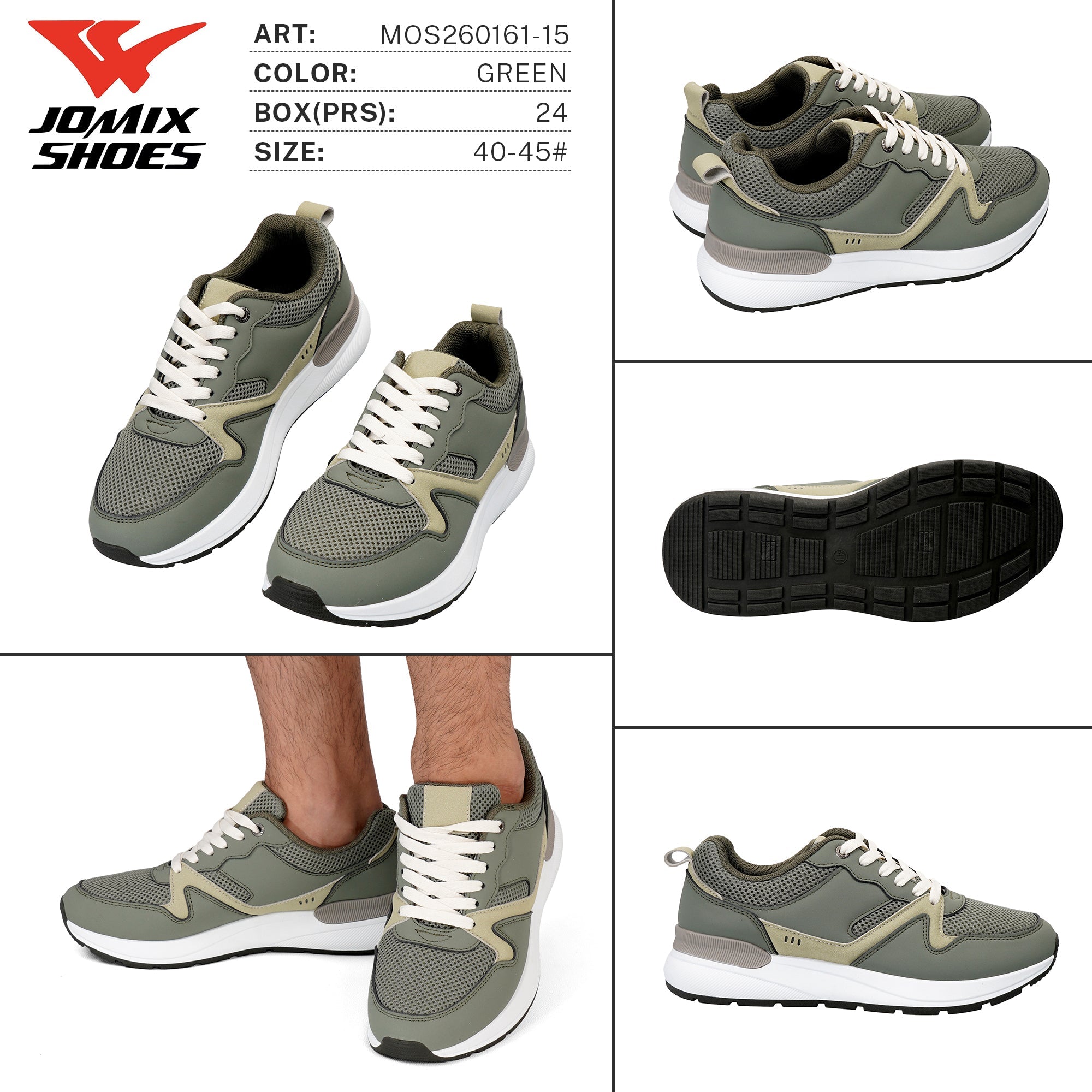 Sneakers da Uomo MOS260161 - 15 - Fornitura all'ingrosso di Sneakers Uomo da Jomix Shoes B2B