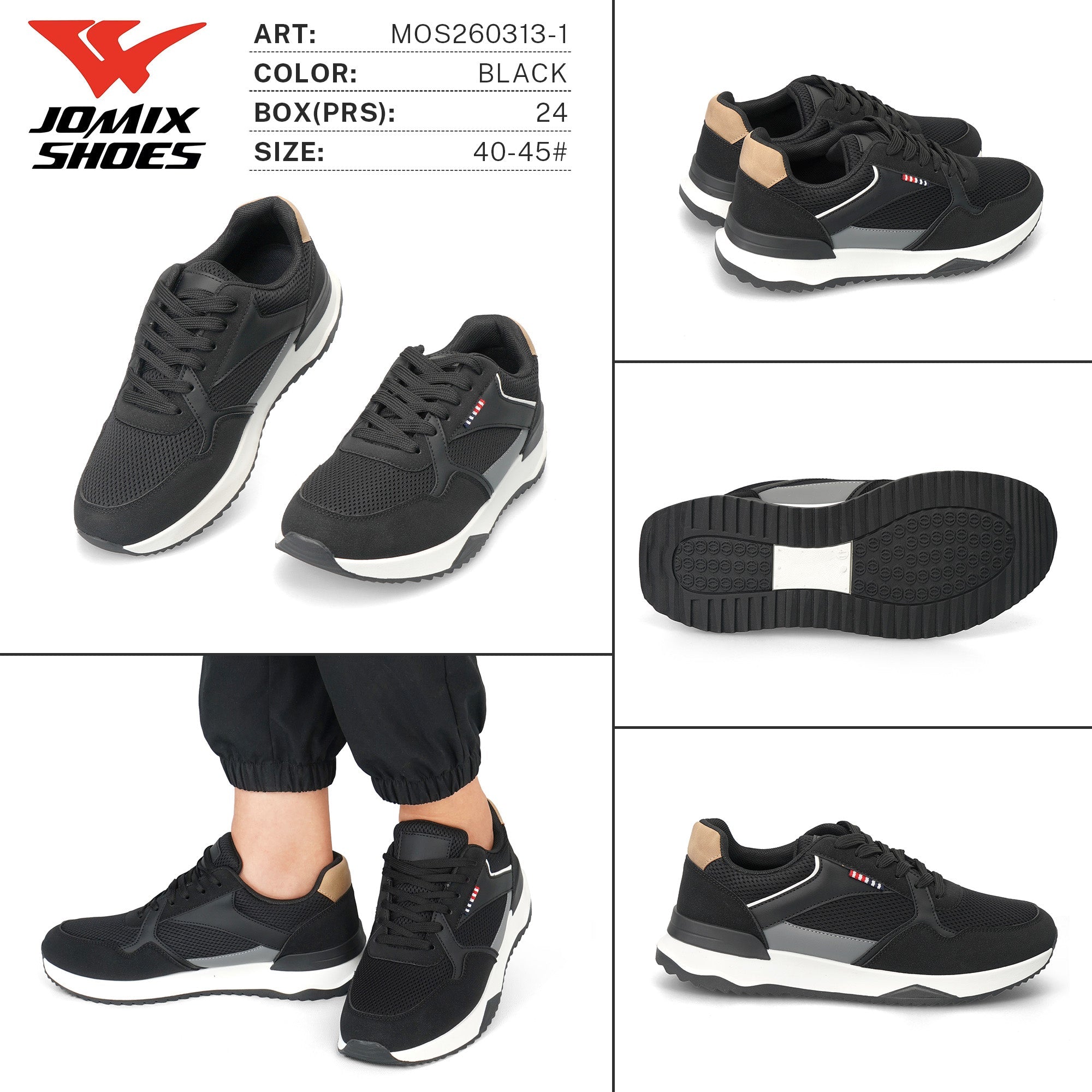 Sneakers da Uomo MOS260313 - 1 - Fornitura all'ingrosso di Sneakers Uomo da Jomix Shoes B2B