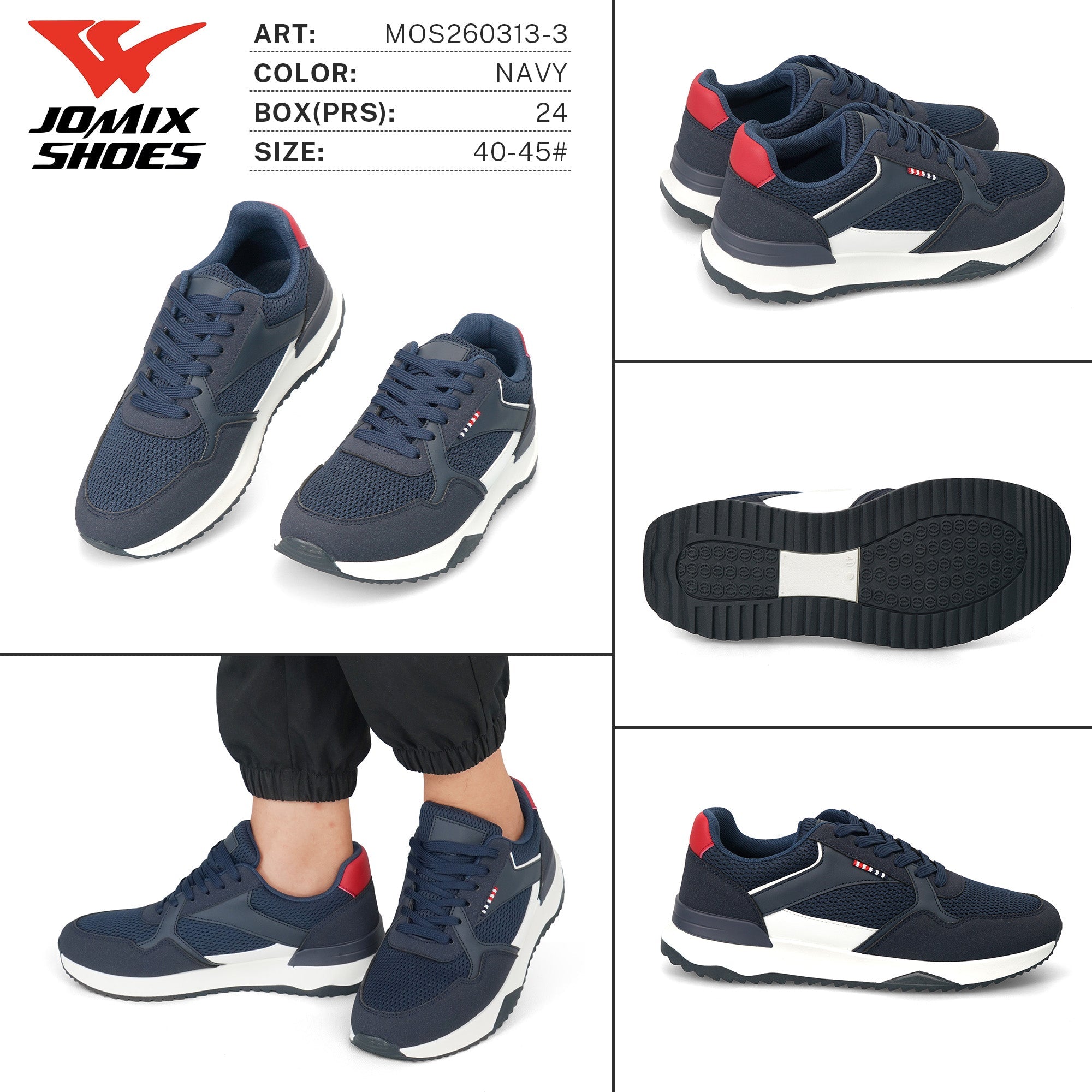 Sneakers da Uomo MOS260313 - 3 - Fornitura all'ingrosso di Sneakers Uomo da Jomix Shoes B2B
