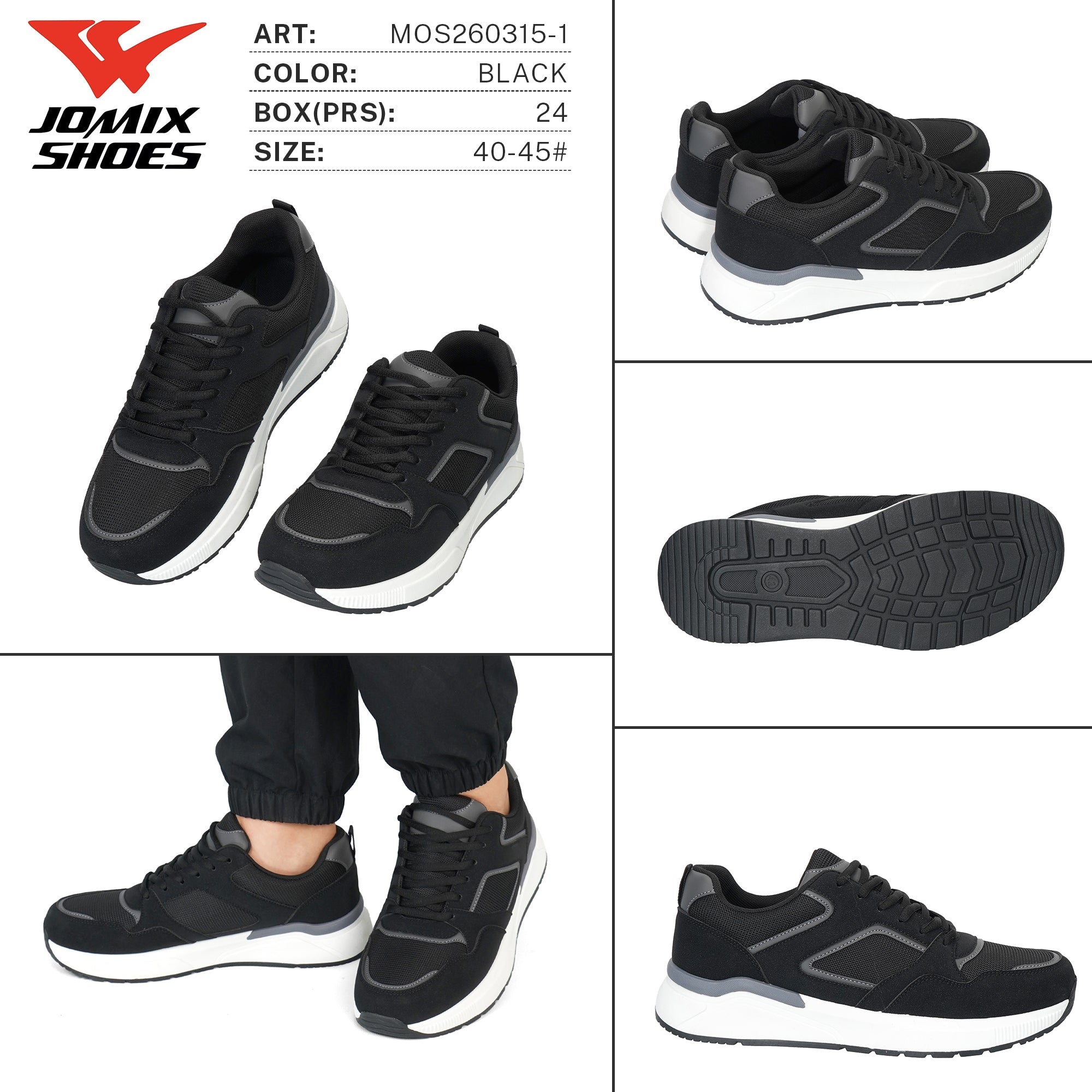 Sneakers da Uomo MOS260315 - 1 - Fornitura all'ingrosso di Sneakers Uomo da Jomix Shoes B2B