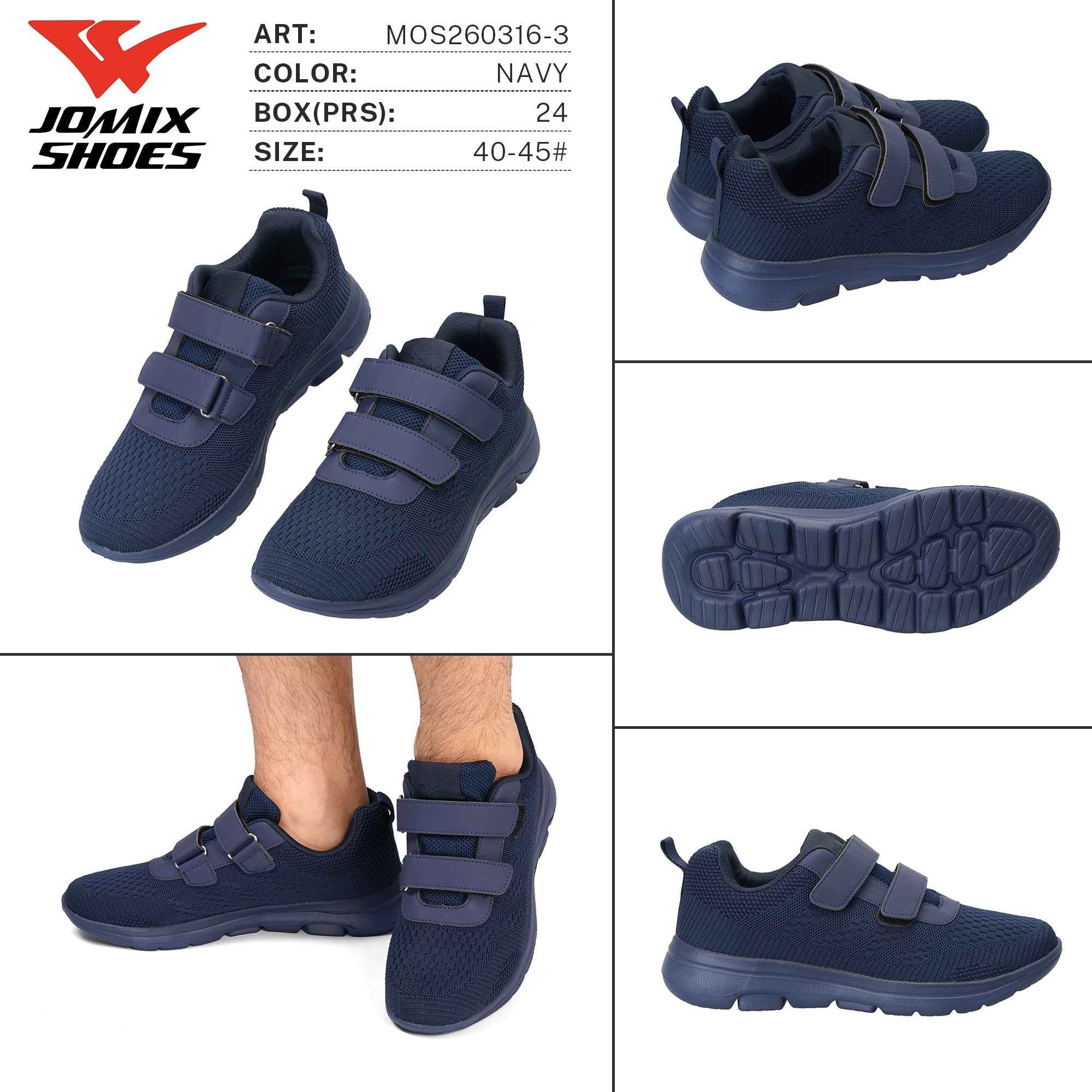 Sneakers da Uomo MOS260316 - 3 - Fornitura all'ingrosso di Sneakers Uomo da Jomix Shoes B2B