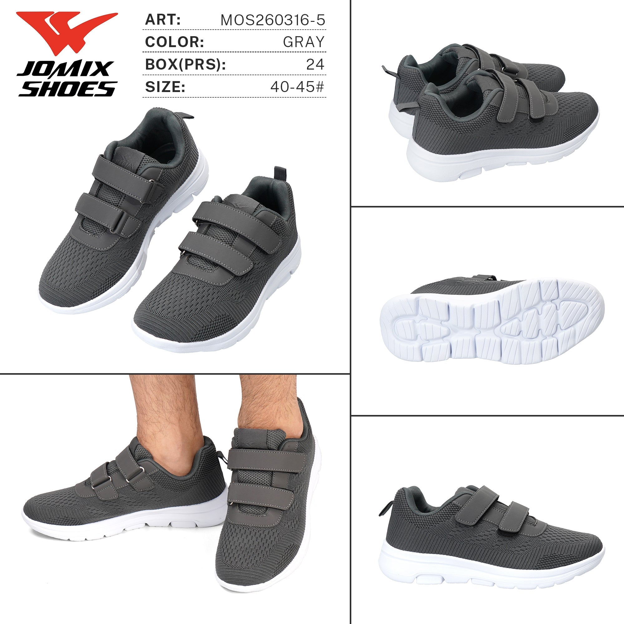 Sneakers da Uomo MOS260316 - 5 - Fornitura all'ingrosso di Sneakers Uomo da Jomix Shoes B2B