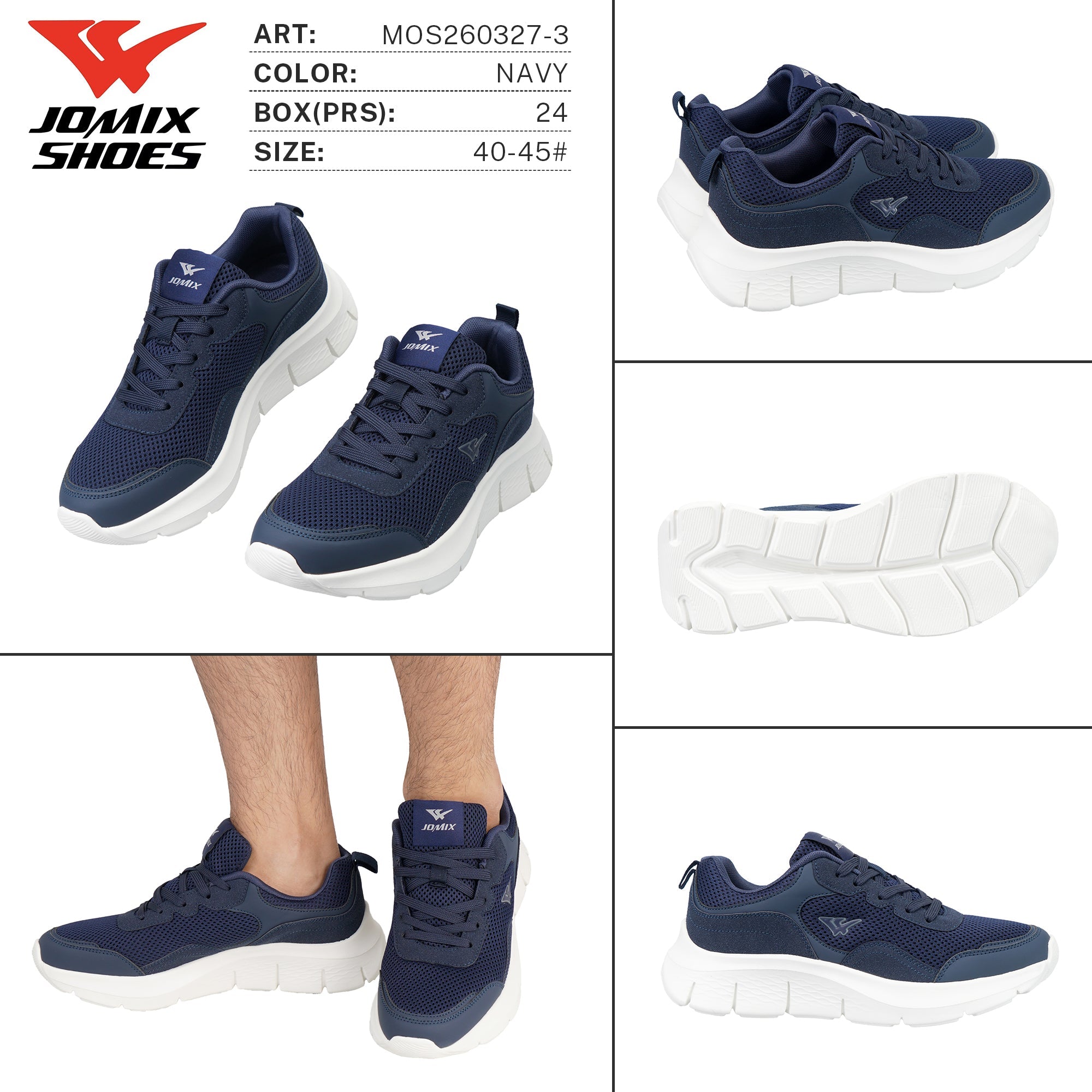 Sneakers da Uomo MOS260327 - 3 - Fornitura all'ingrosso di Sneakers Uomo da Jomix Shoes B2B