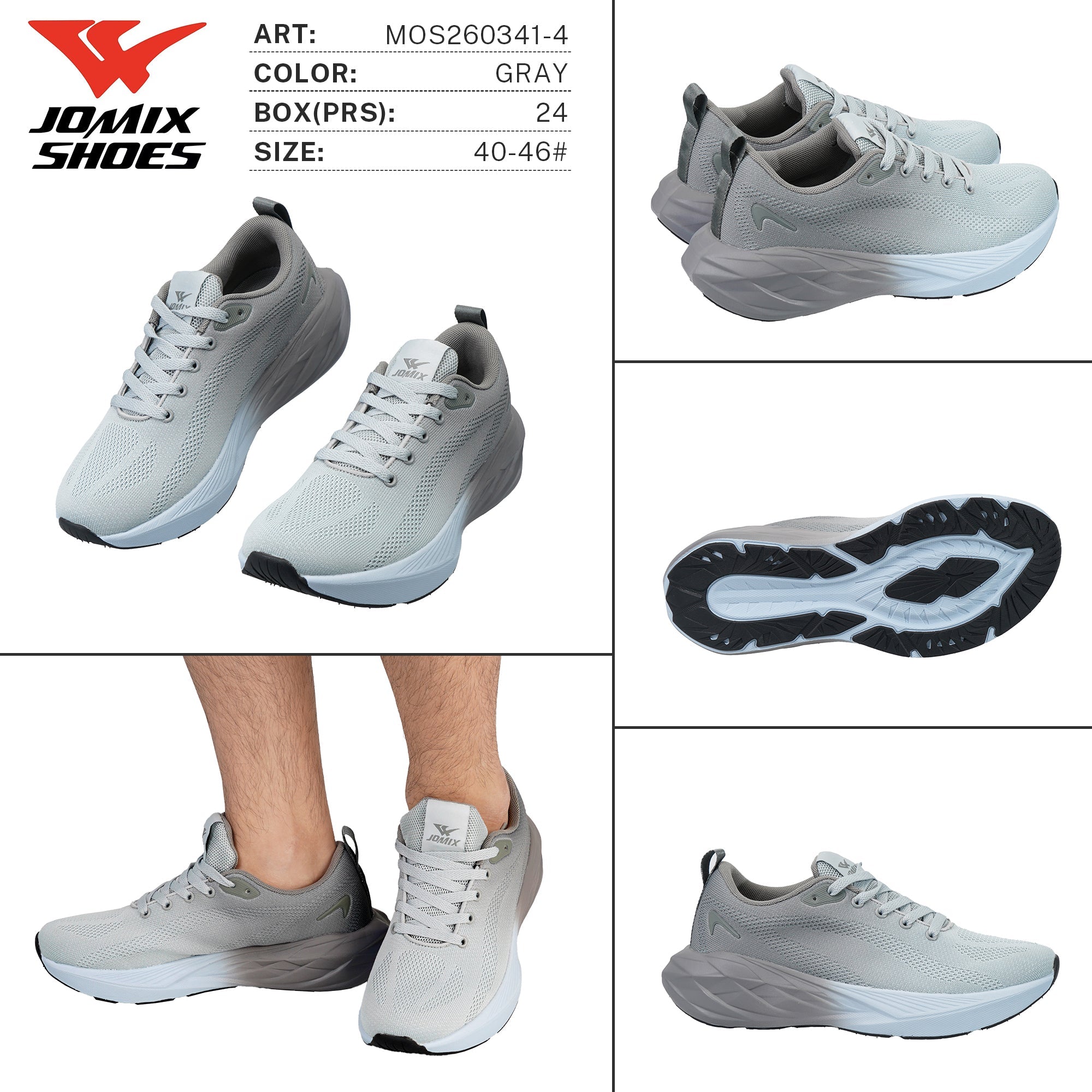 Sneakers da Uomo MOS260341 - 4 - Fornitura all'ingrosso di Sneakers Uomo da Jomix Shoes B2B