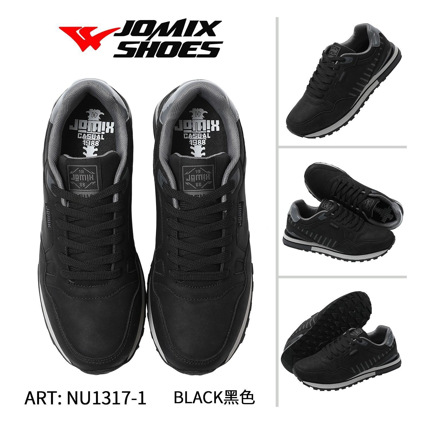 Sneakers da uomo sportive casual Jomix Shoes NU1317 - 1 - Fornitura all'ingrosso di Scarpe Uomo da Jomix Shoes B2B