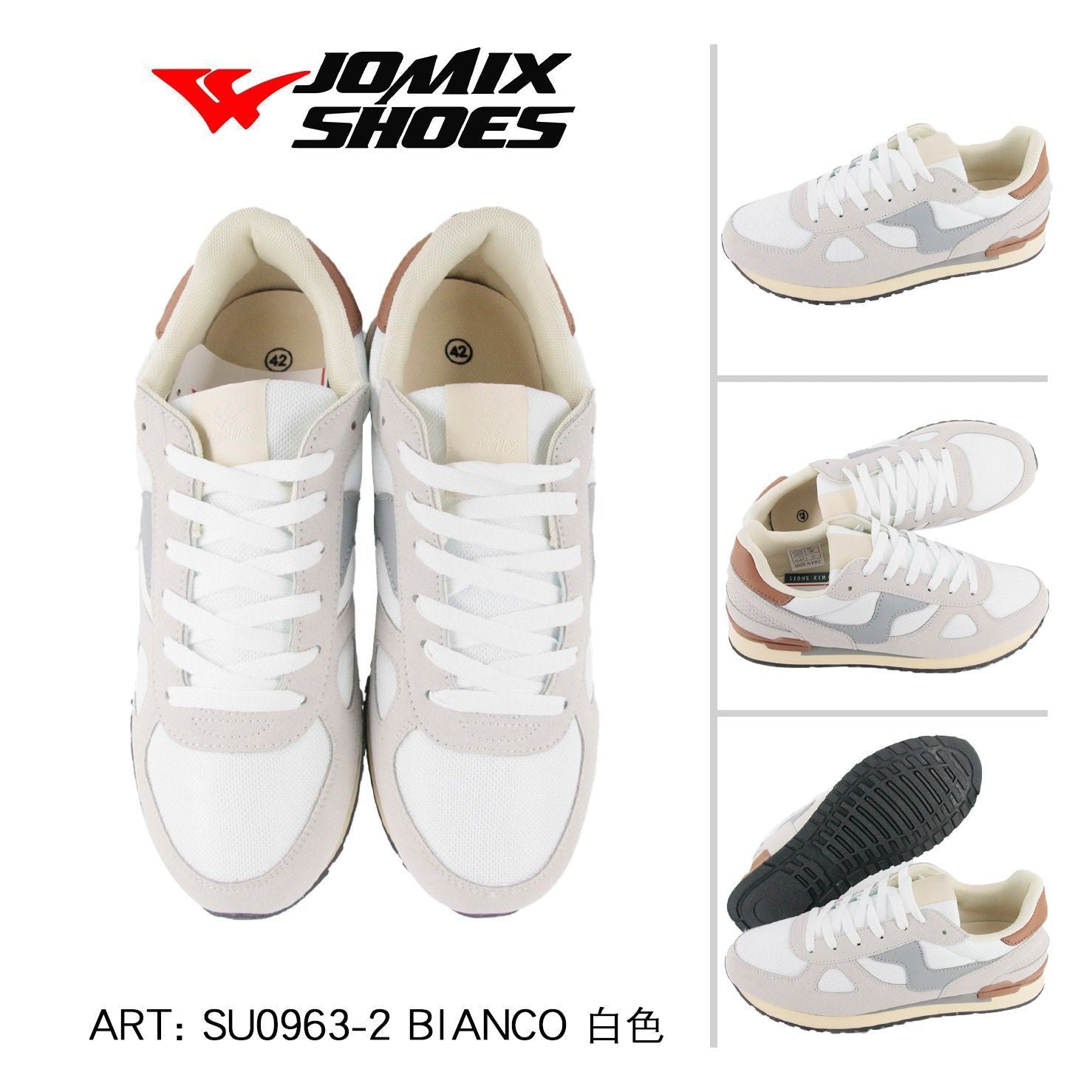 Sneakers da uomo sportive casual Jomix Shoes SU0963 - 2 - Fornitura all'ingrosso di Scarpe Uomo da Jomix Shoes B2B