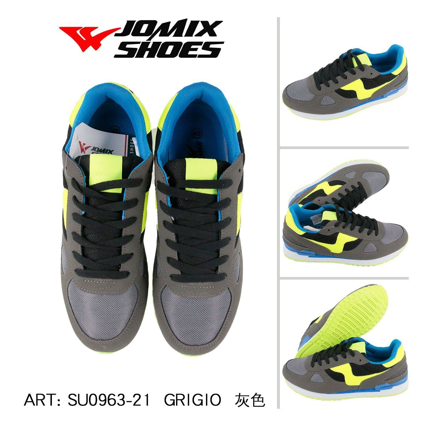 Sneakers da uomo sportive casual Jomix Shoes SU0963 - 21 - Fornitura all'ingrosso di Scarpe Uomo da Jomix Shoes B2B