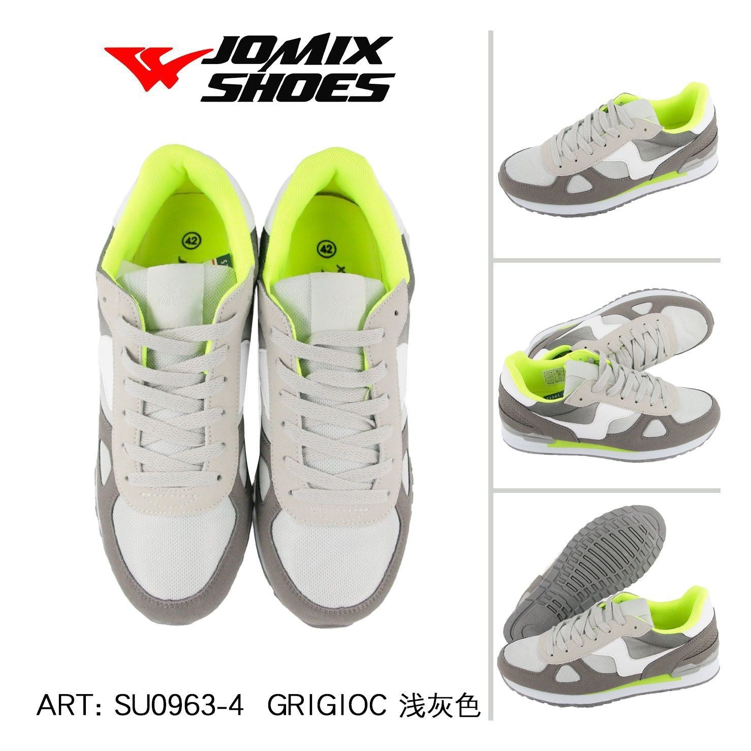 Sneakers da uomo sportive casual Jomix Shoes SU0963 - 4 - Fornitura all'ingrosso di Scarpe Uomo da Jomix Shoes B2B