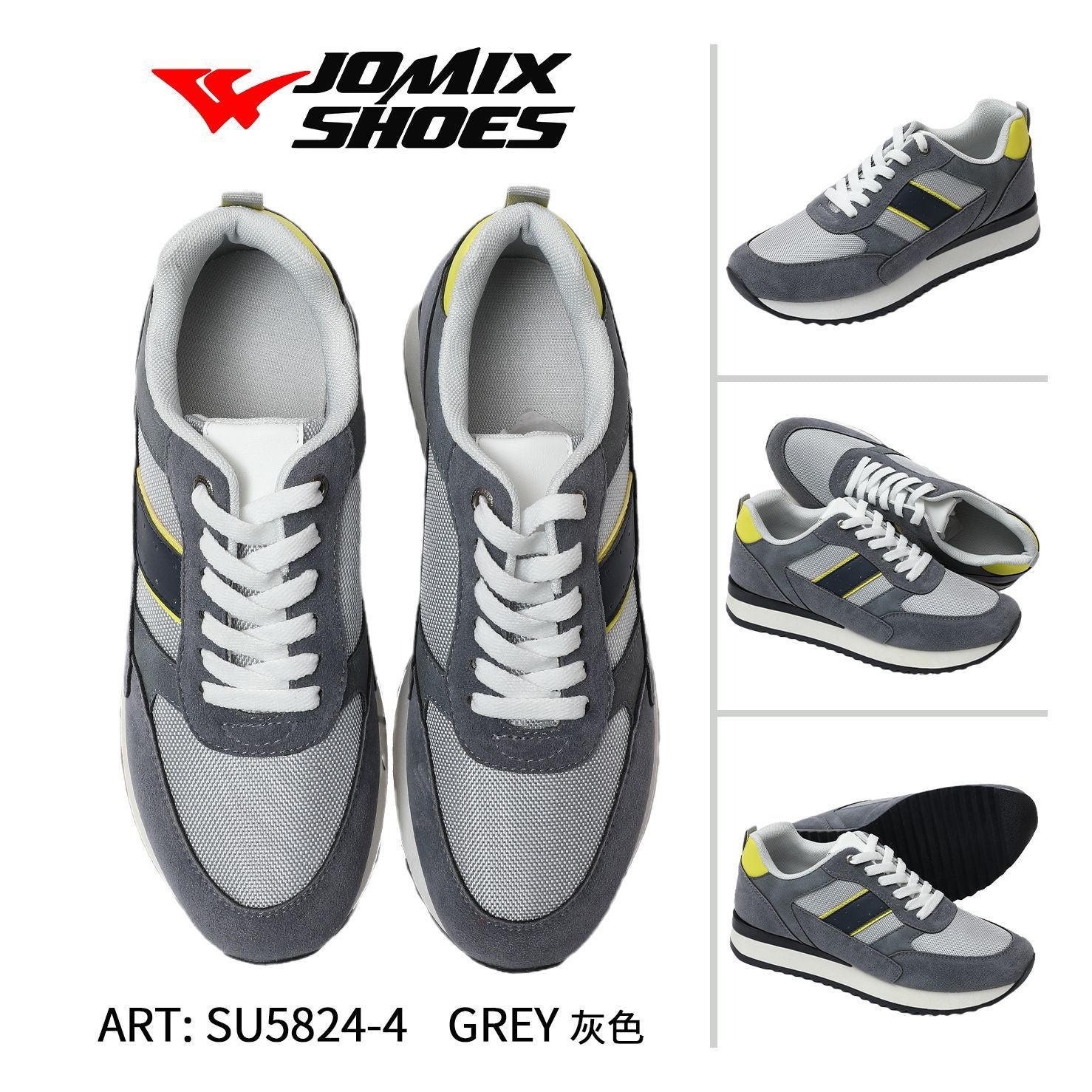 Sneakers da uomo sportive casual Jomix Shoes SU5824 - 4 - Fornitura all&#39;ingrosso di Scarpe Uomo da Jomix Shoes B2B