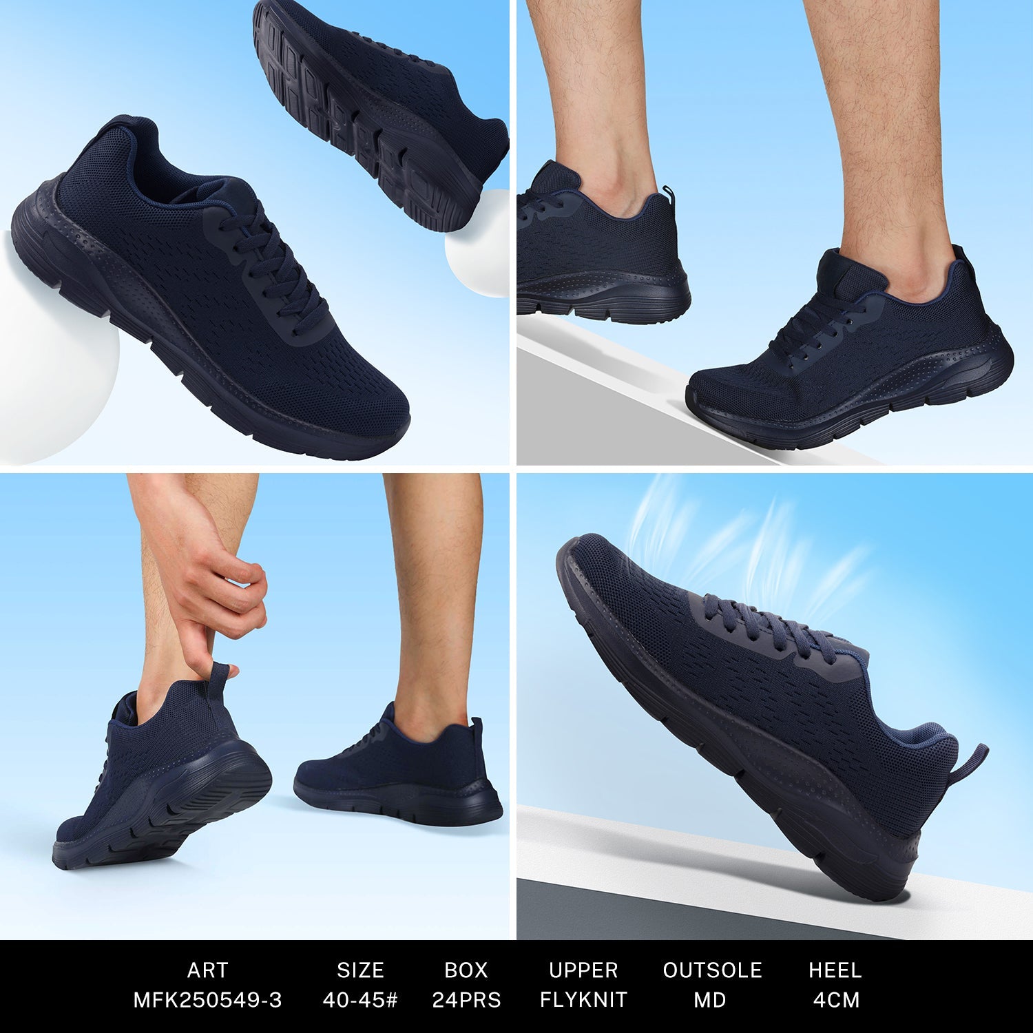 Sneakers Man Mfk250549 - 3 - Fornitura all'ingrosso di Scarpe Uomo da Jomix Shoes B2B