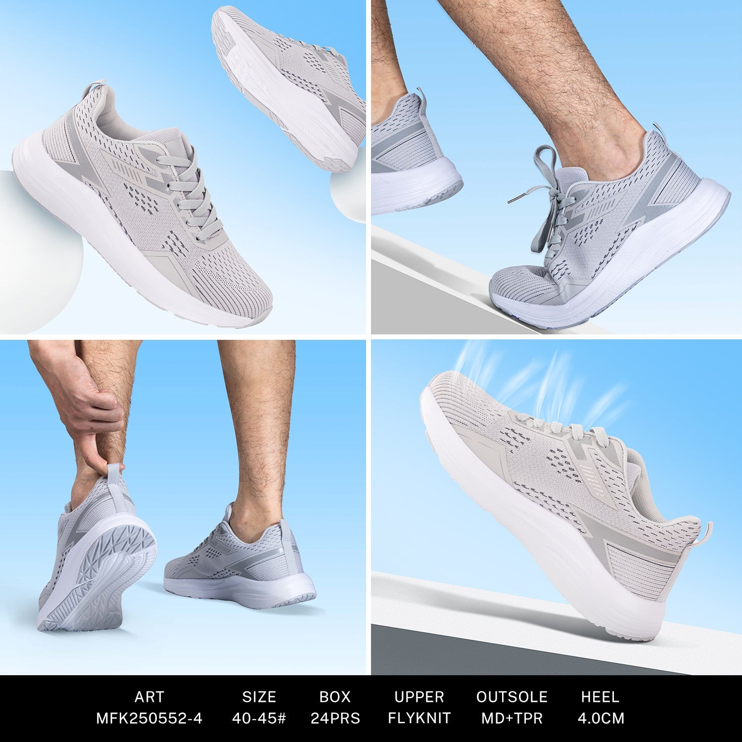 Sneakers Man Mfk250552 - 4 - Fornitura all'ingrosso di Scarpe Uomo da Jomix Shoes B2B
