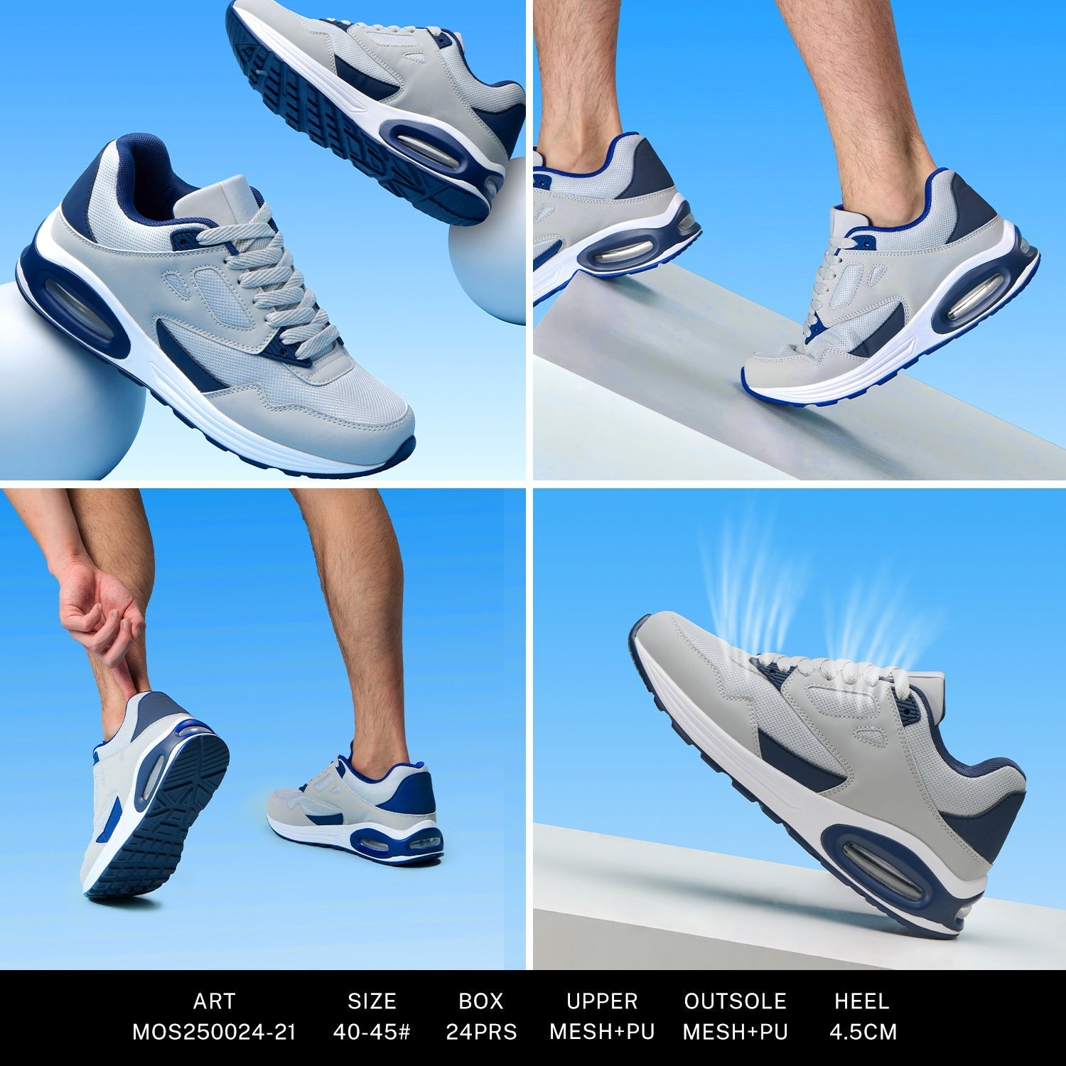 Sneakers Man Mos250024 - 21 - Fornitura all'ingrosso di Sneakers Uomo da Jomix Shoes B2B