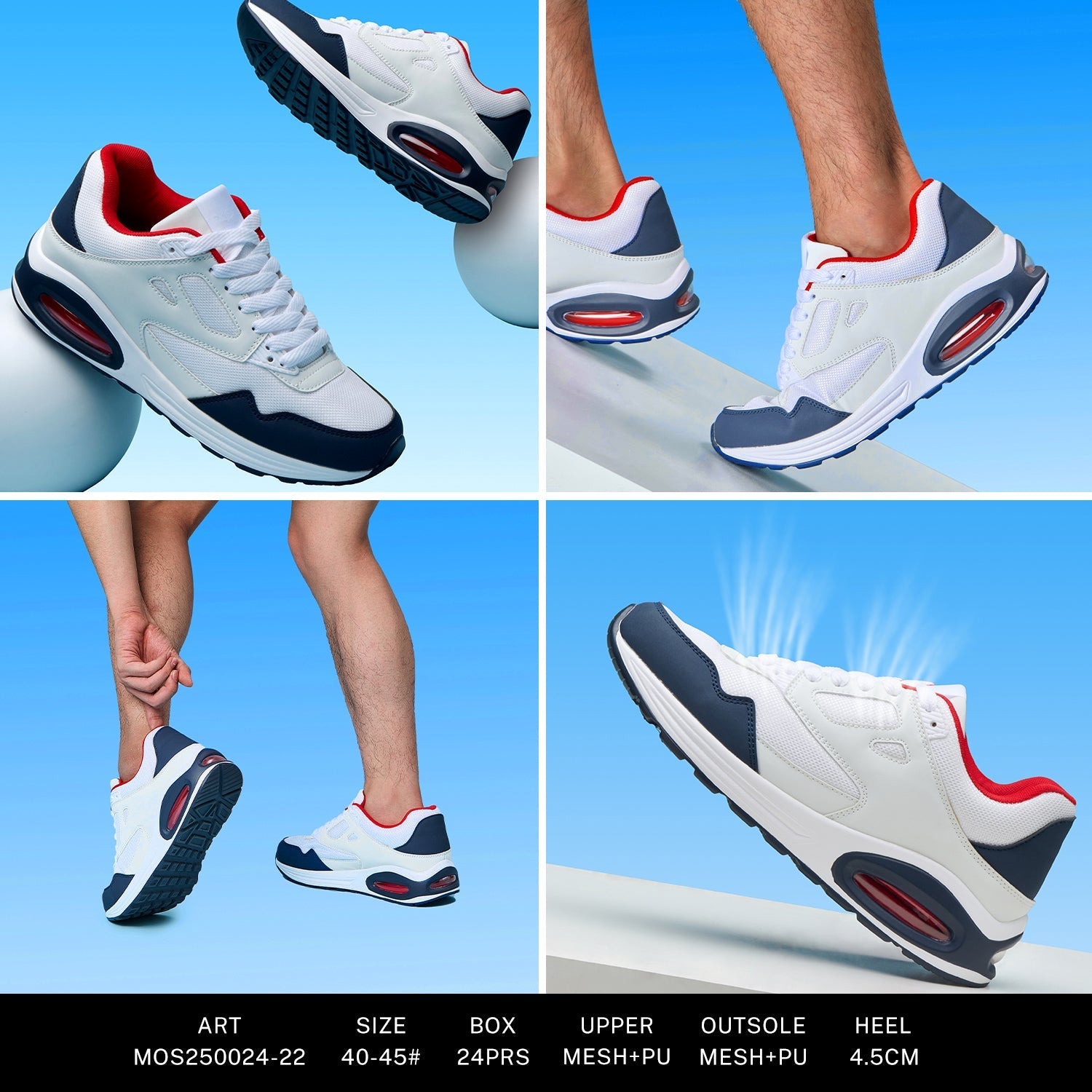 Sneakers Man Mos250024 - 22 - Fornitura all'ingrosso di Sneakers Uomo da Jomix Shoes B2B