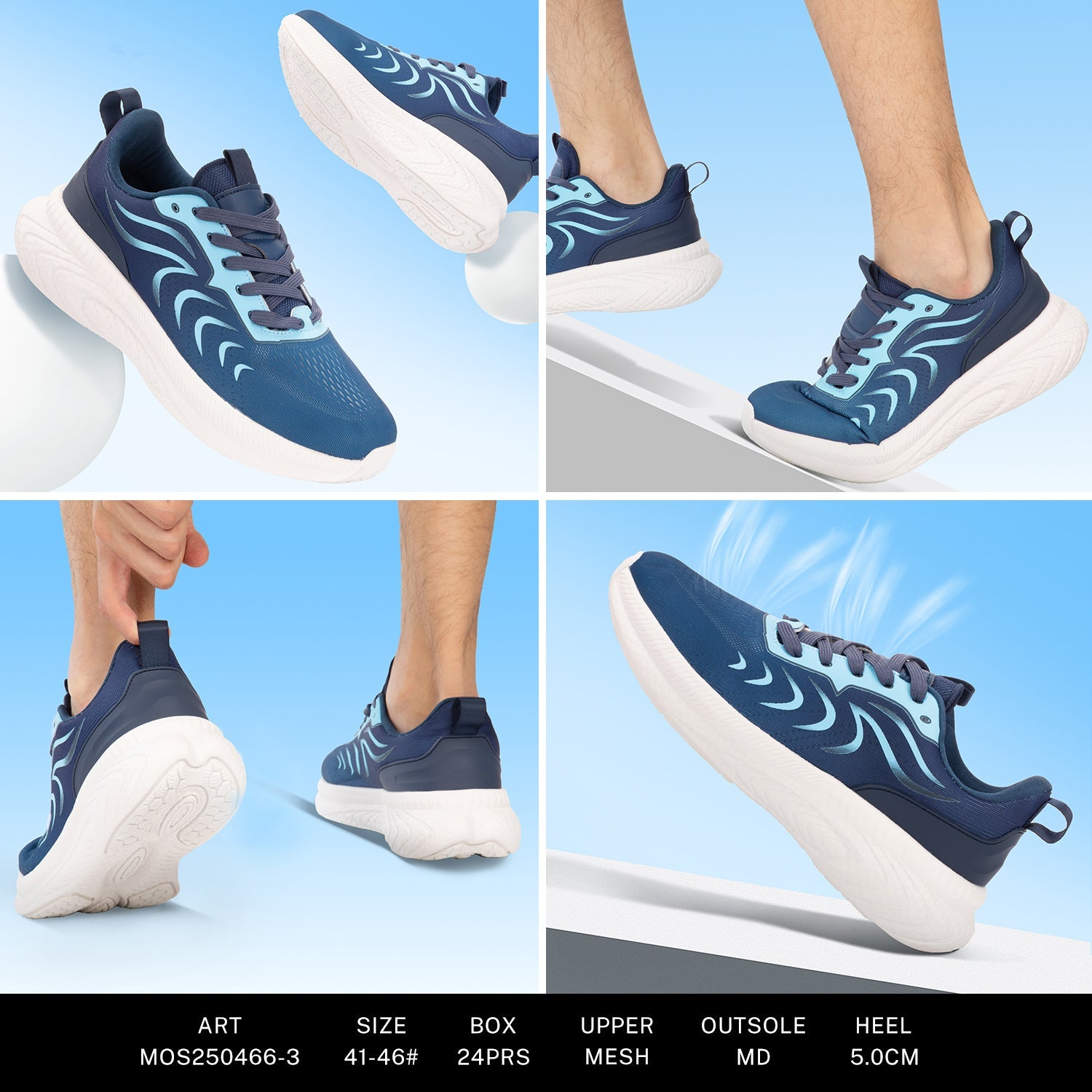 Sneakers Man Mos250466 - 3 - Fornitura all'ingrosso di Scarpe Uomo da Jomix Shoes B2B