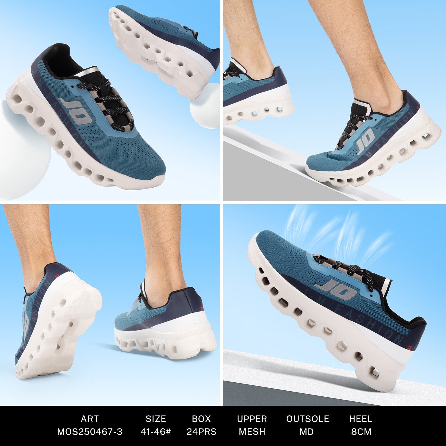 Sneakers Man Mos250467 - 3 - Fornitura all'ingrosso di Scarpe Uomo da Jomix Shoes B2B