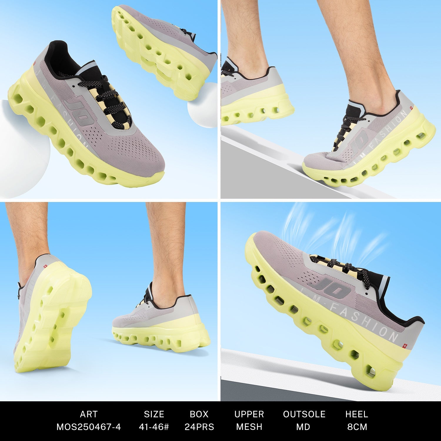 Sneakers Man Mos250467 - 4 - Fornitura all'ingrosso di Scarpe Uomo da Jomix Shoes B2B
