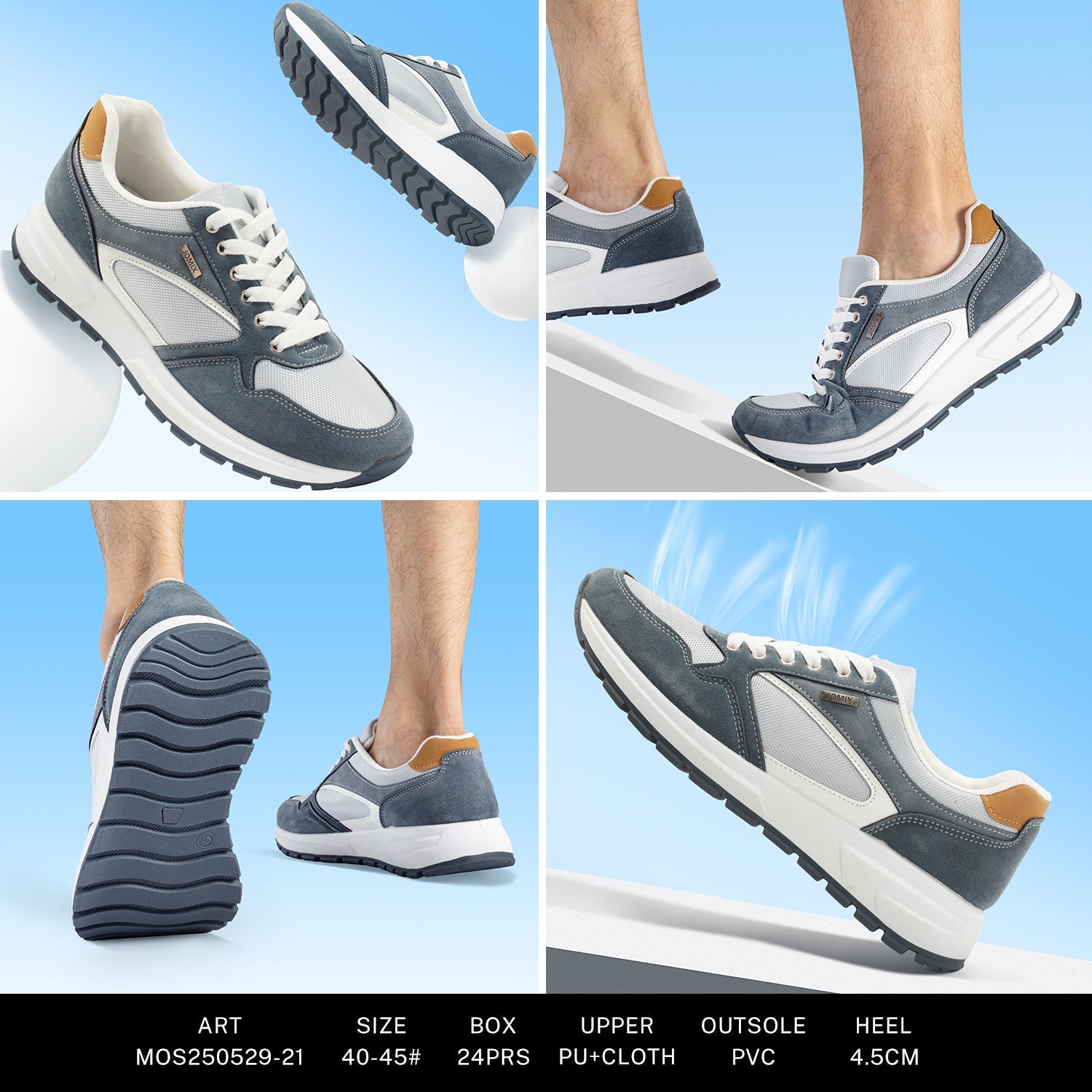Sneakers Man Mos250529 - 21 - Fornitura all&#39;ingrosso di Scarpe Uomo da Jomix Shoes B2B