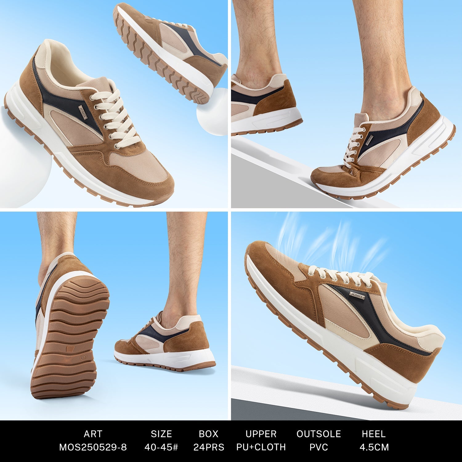 Sneakers Man Mos250529 - 8 - Fornitura all'ingrosso di Scarpe Uomo da Jomix Shoes B2B