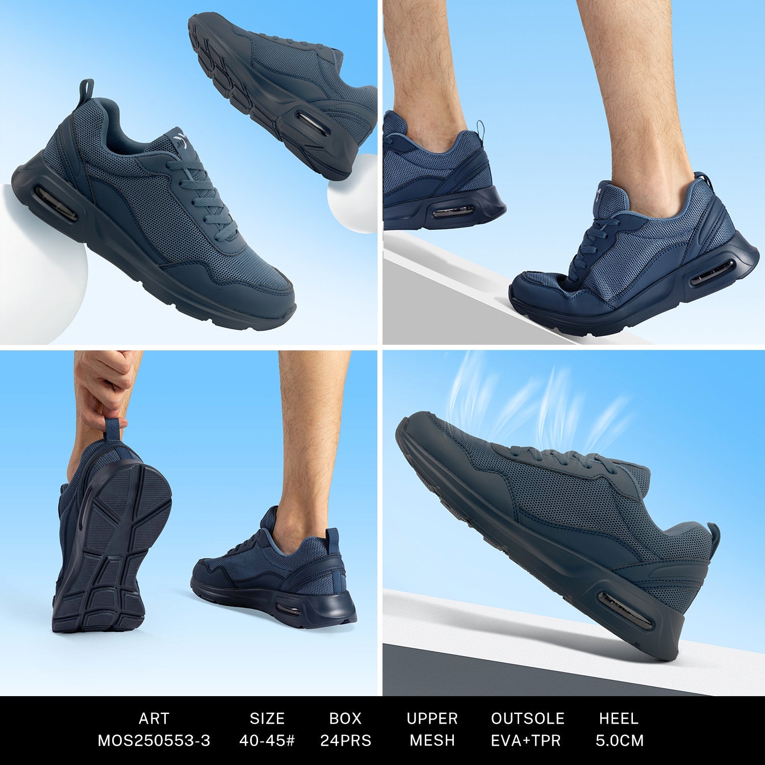 Sneakers Man Mos250553 - 3 - Fornitura all&#39;ingrosso di Sneakers Uomo da Jomix Shoes B2B