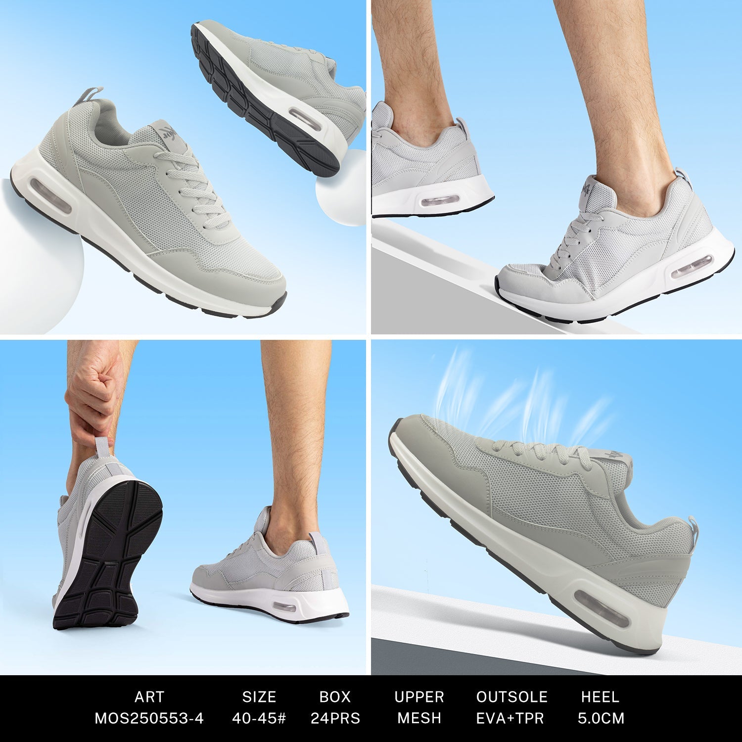 Sneakers Man Mos250553 - 4 - Fornitura all'ingrosso di Sneakers Uomo da Jomix Shoes B2B