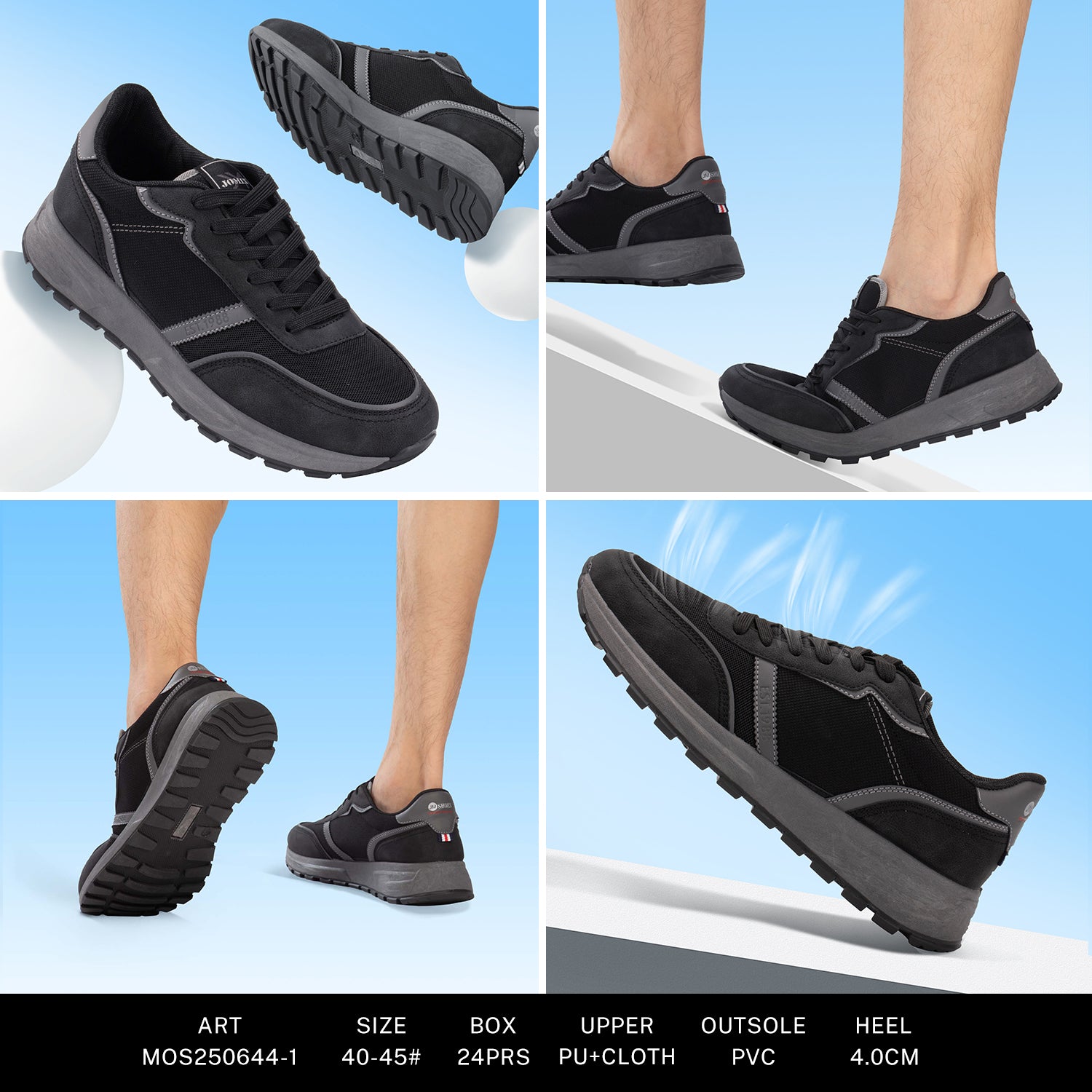 Sneakers Man Mos250644 - 1 - Fornitura all'ingrosso di Scarpe Uomo da Jomix Shoes B2B