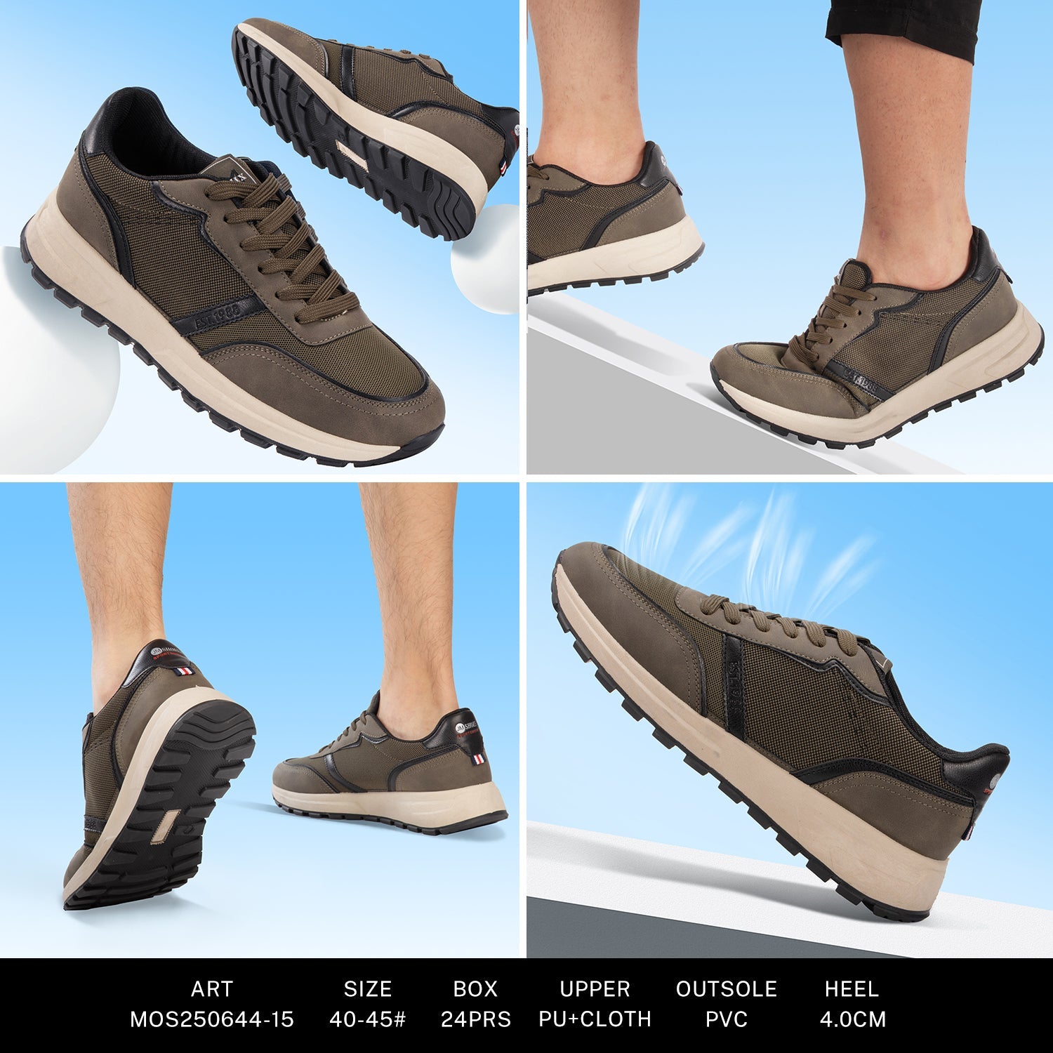 Sneakers Man Mos250644 - 15 - Fornitura all'ingrosso di Scarpe Uomo da Jomix Shoes B2B