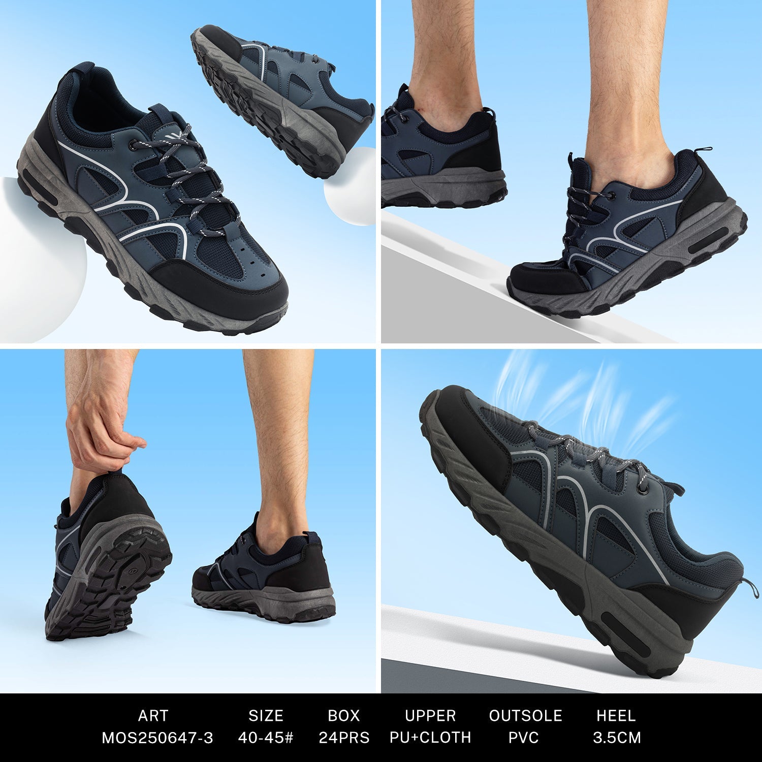Sneakers Man Mos250647 - 3 - Fornitura all'ingrosso di Sneakers Uomo da Jomix Shoes B2B
