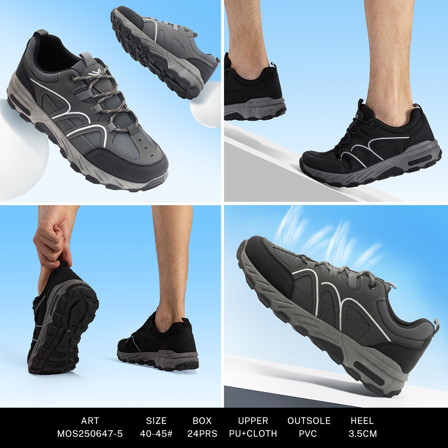 Sneakers Man Mos250647 - 5 - Fornitura all'ingrosso di Sneakers Uomo da Jomix Shoes B2B
